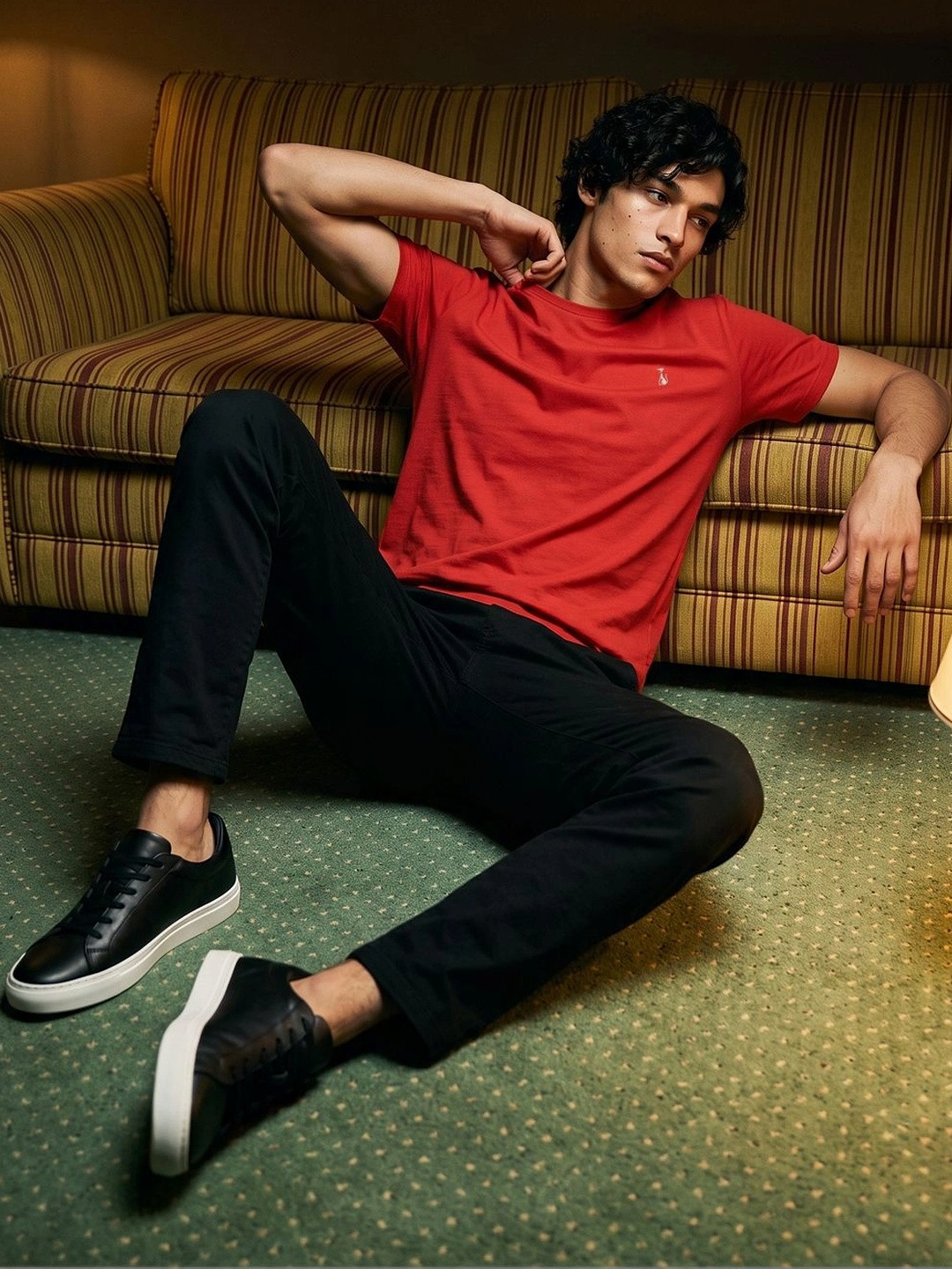 SIMON CARTER LONDON Slim Fit Round Neck T-shirt