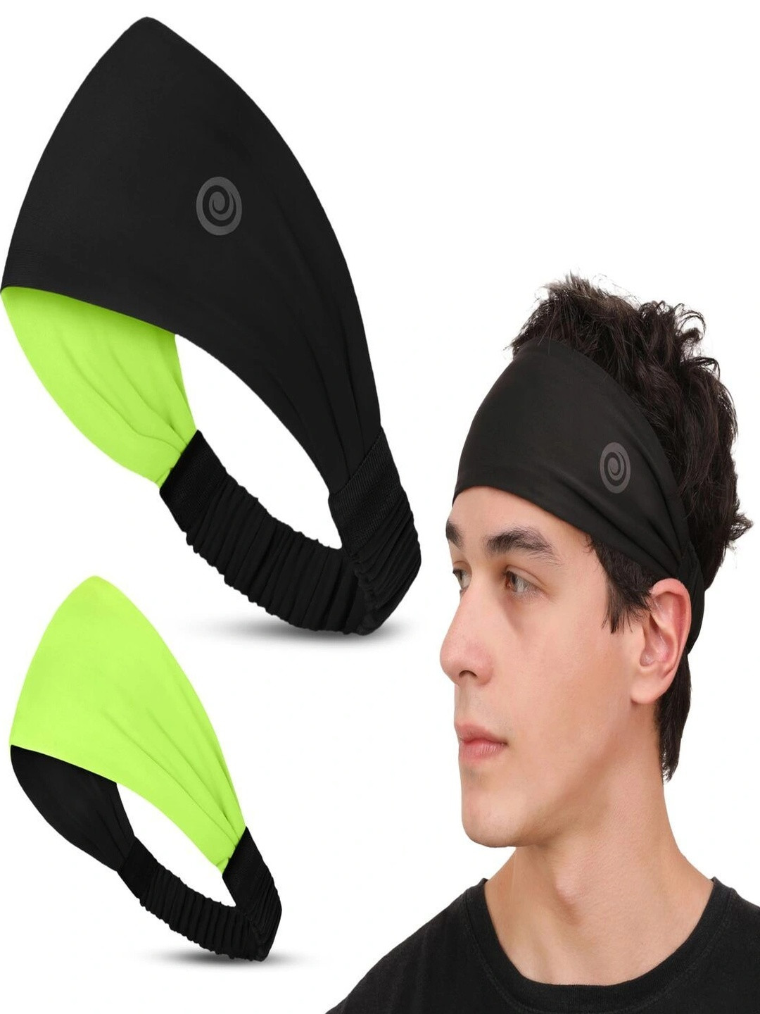Athmonk Unisex Lycra Multipurpose Reversible Headband