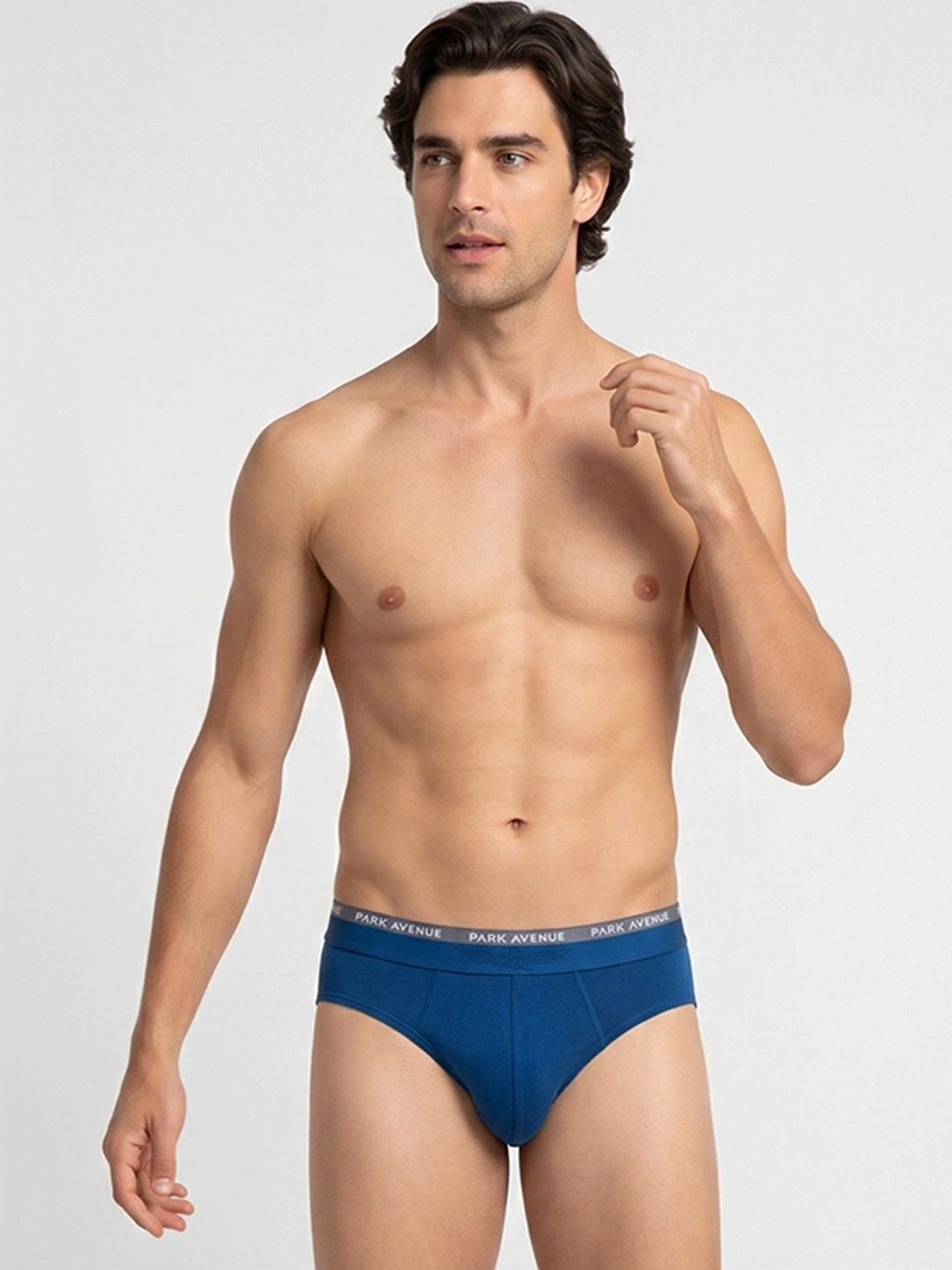 Park Avenue Men Mid-Rise Anti-Bacterial Basic Briefs PZRX00279-B7