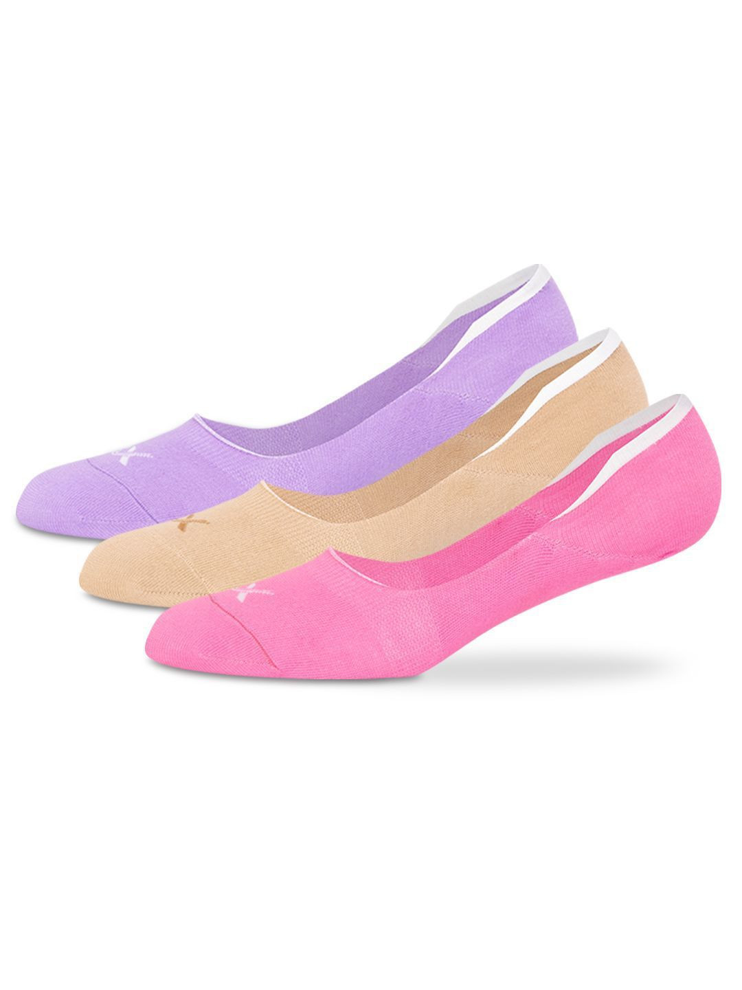 HRX by Hrithik Roshan Women Pack Of 3 Shoe Liners