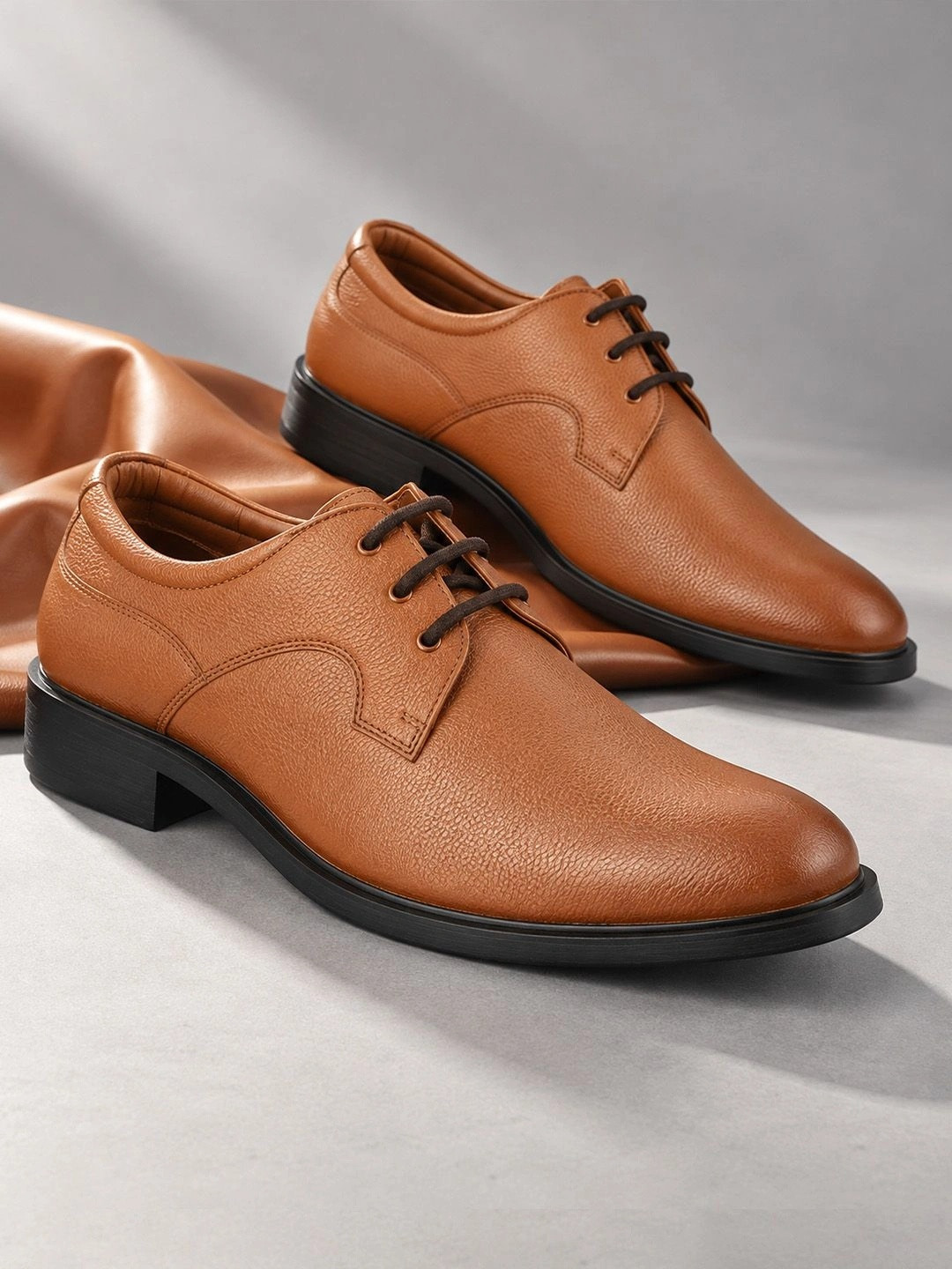 Auserio Men Leather Formal Derbys