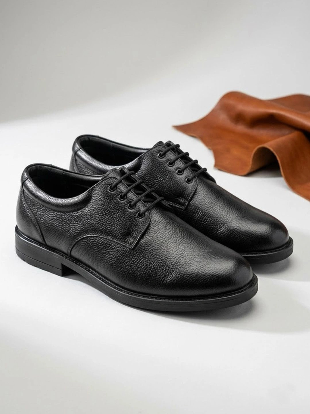 Auserio Men Leather Formal Derbys