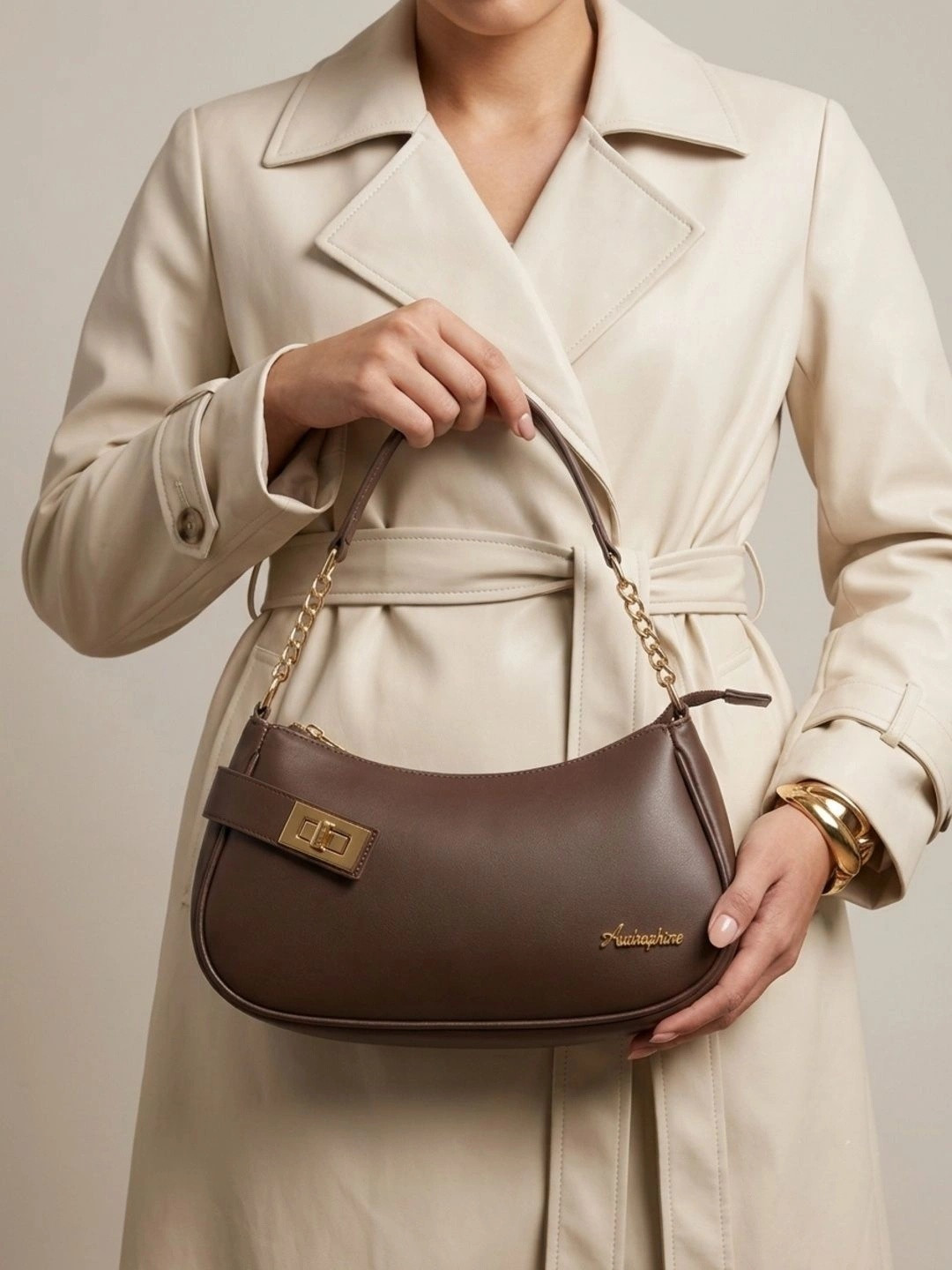 AshcrafZee PU Shoulder Bag