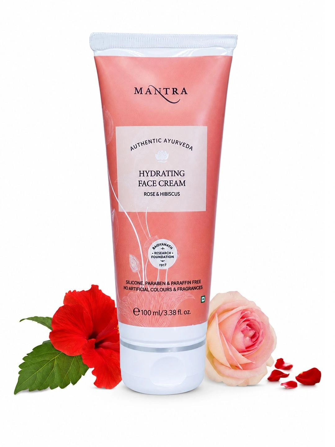 Mantra Herbal Hydrating Face Cream With Rose & Hibiscus 100ml