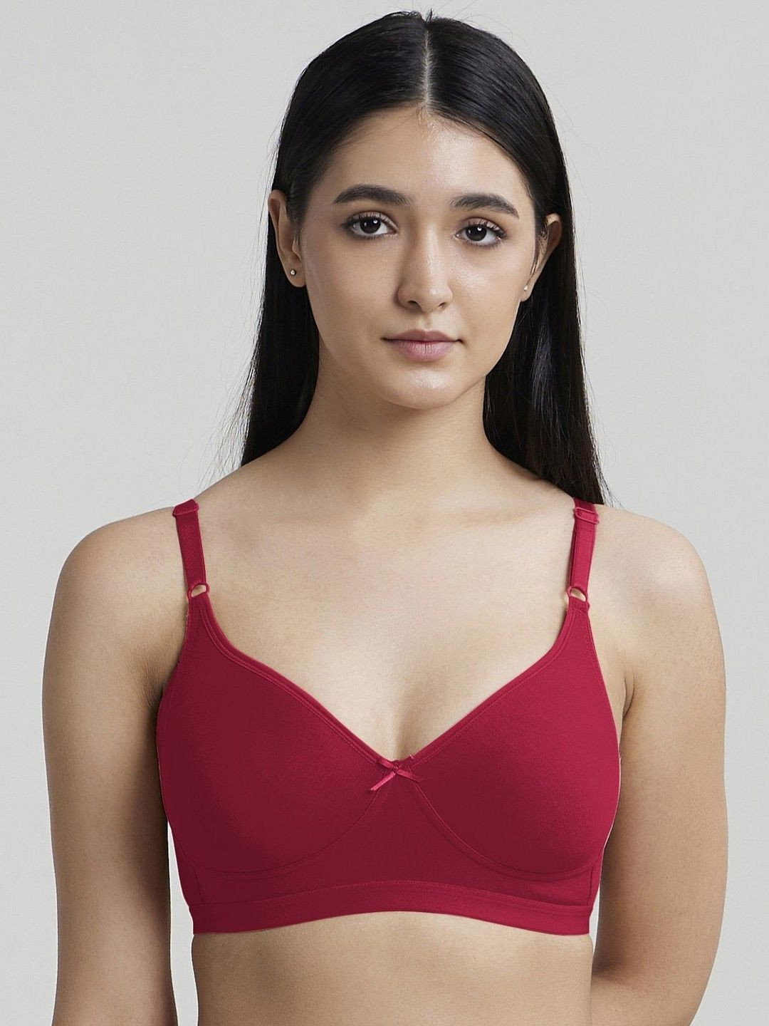 SALIENT BRA & PANTIES Women Solid Full Coverage Non Padded Non-Wired Bra