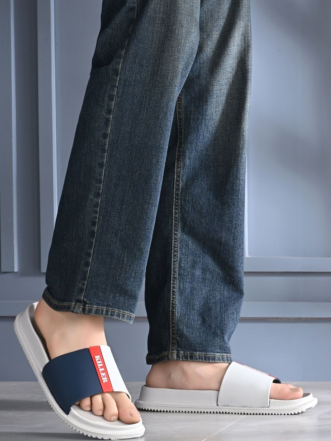 Killer Men Colourblocked Sliders