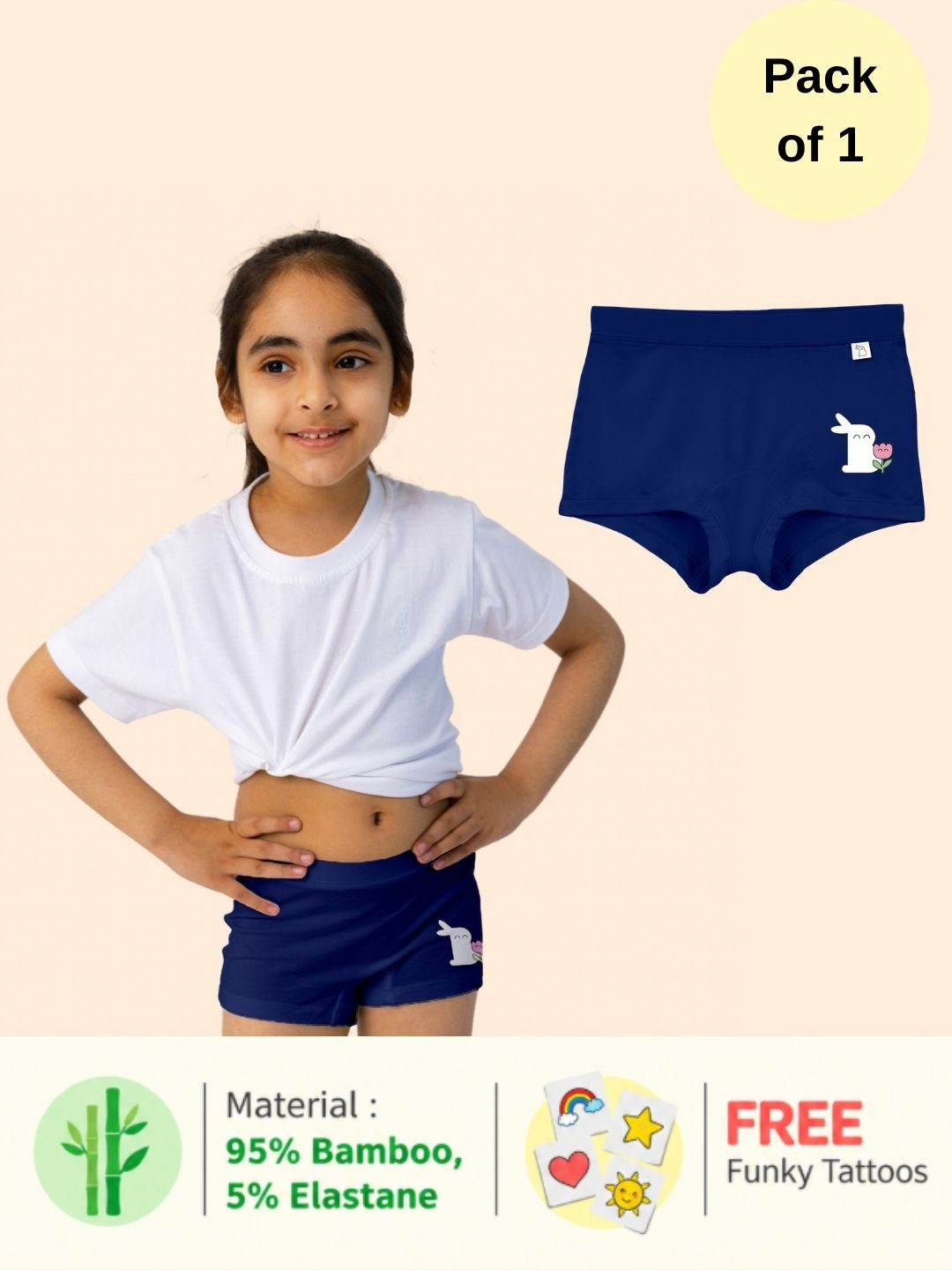 SuperBottoms Girls Printed Shorts