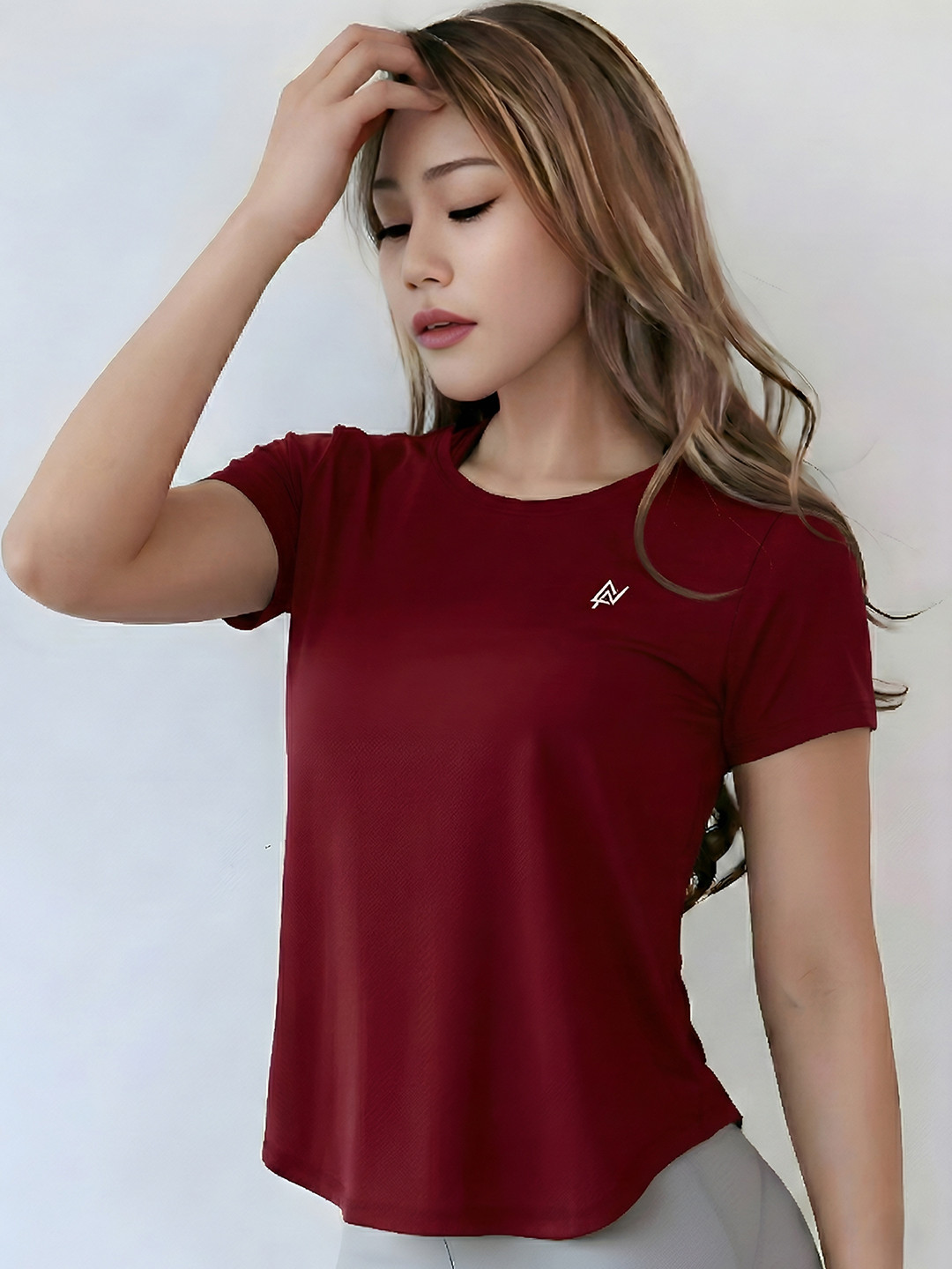NEXSUS Women Half Sleeve Compression Fit Gym Activewear TShirt