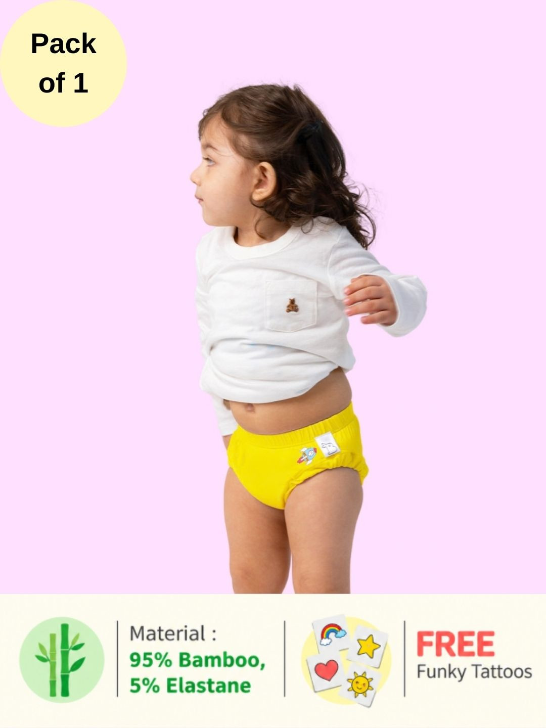 SuperBottoms Briefs for Babies Supersoft Underwear for Girls & Boys