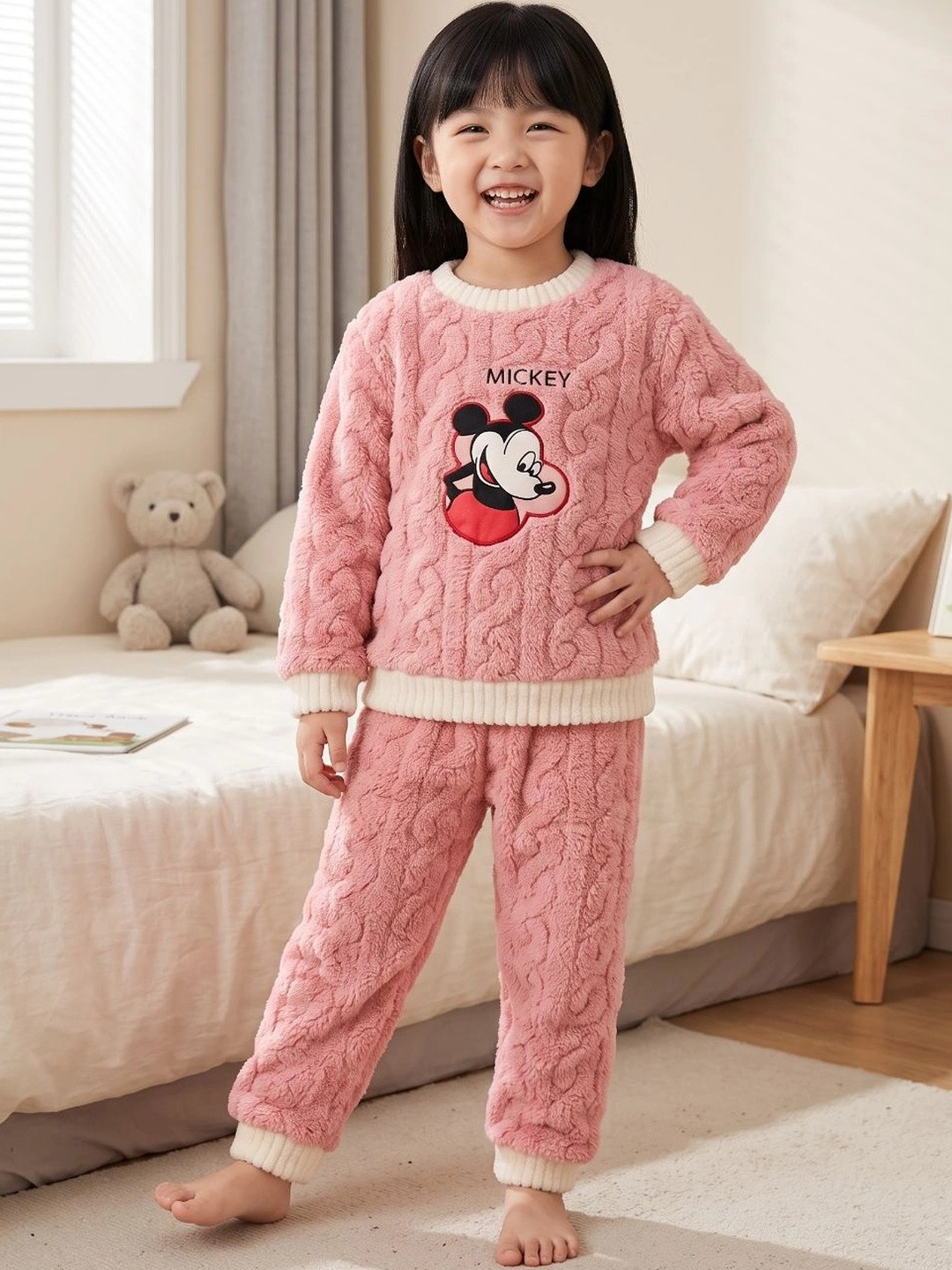 Lugo Unisex Kids Printed Night suit