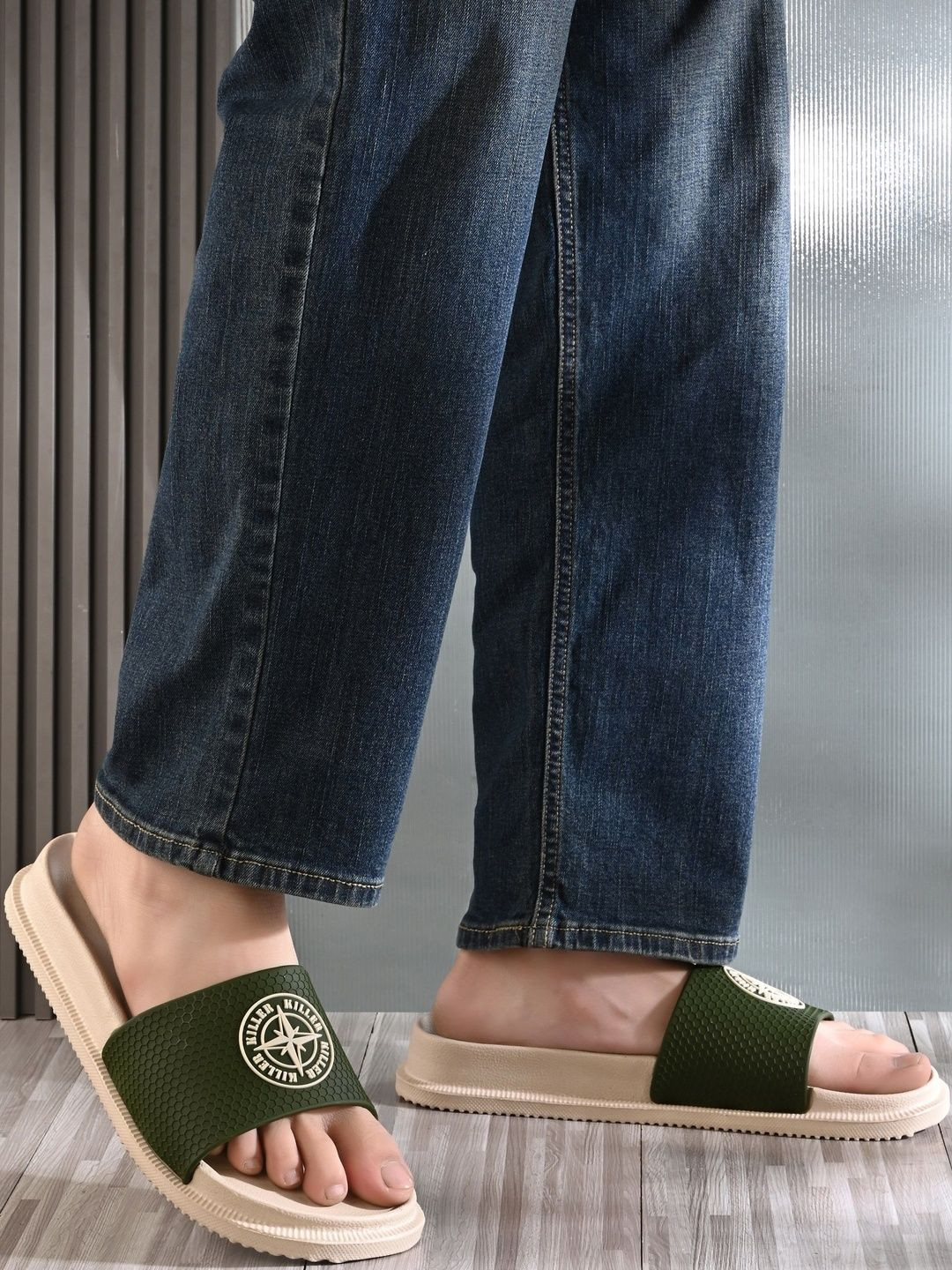 Killer Men Printed Sliders