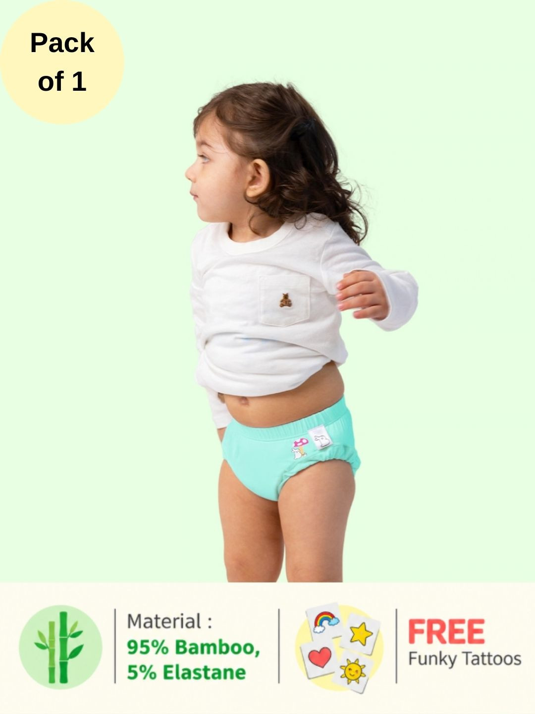 SuperBottoms Briefs for Babies Supersoft Underwear for Girls & Boys