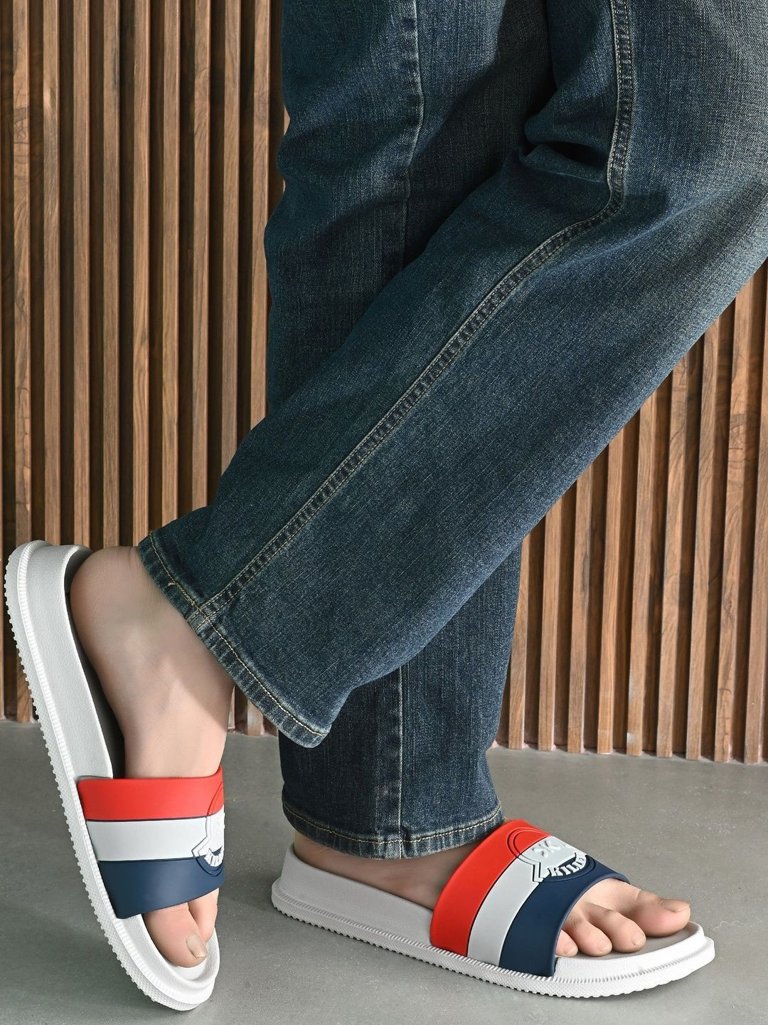 Killer Men Colourblocked Sliders