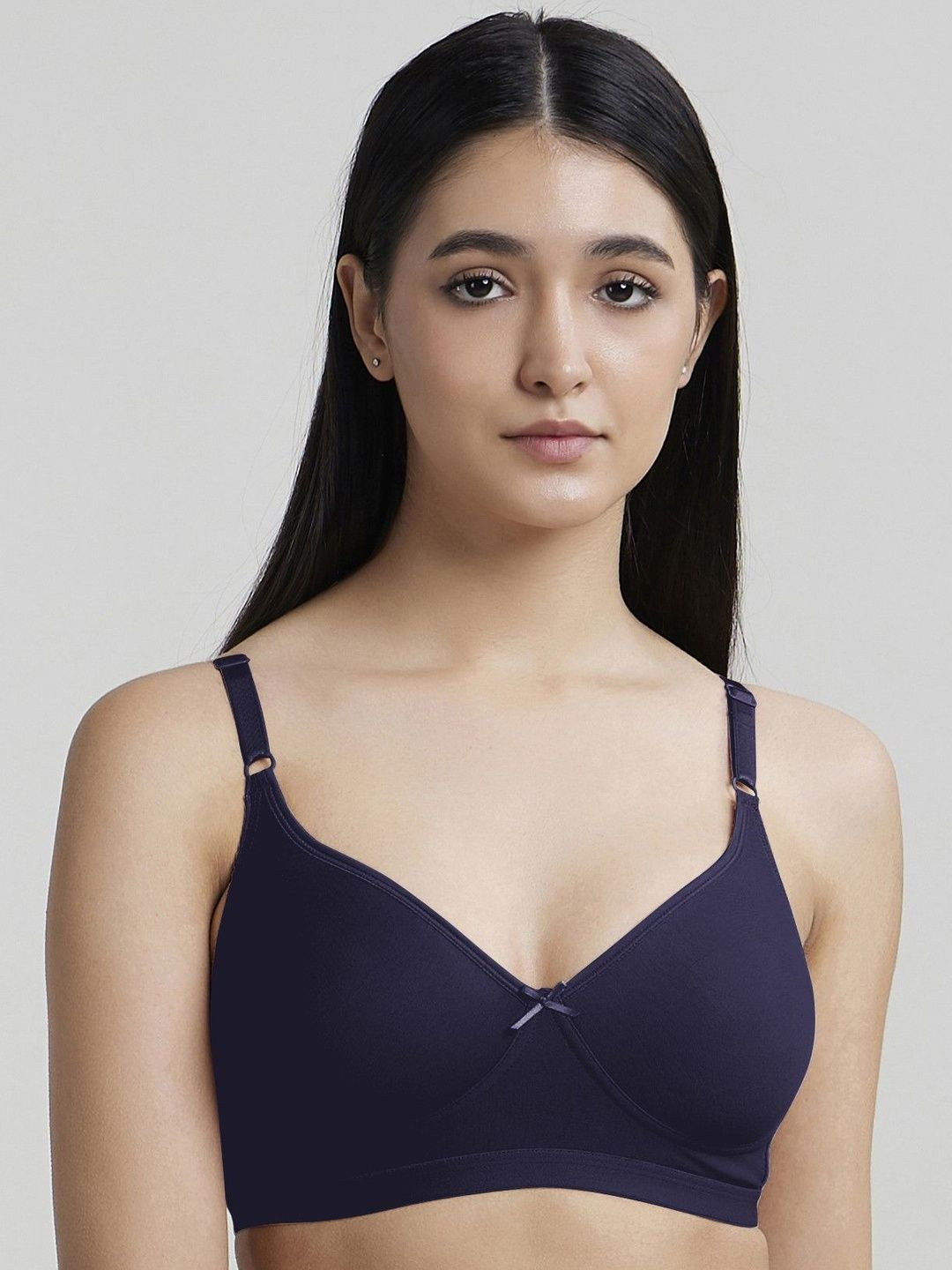 SALIENT BRA & PANTIES Women Solid Full Coverage Non Padded Non-Wired Bra