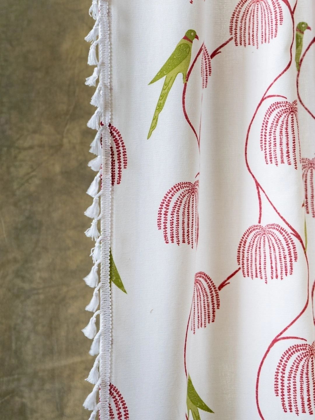 Tranquebar Home Single Panel- Mithu Cotton Window Curtain - 5 Feet