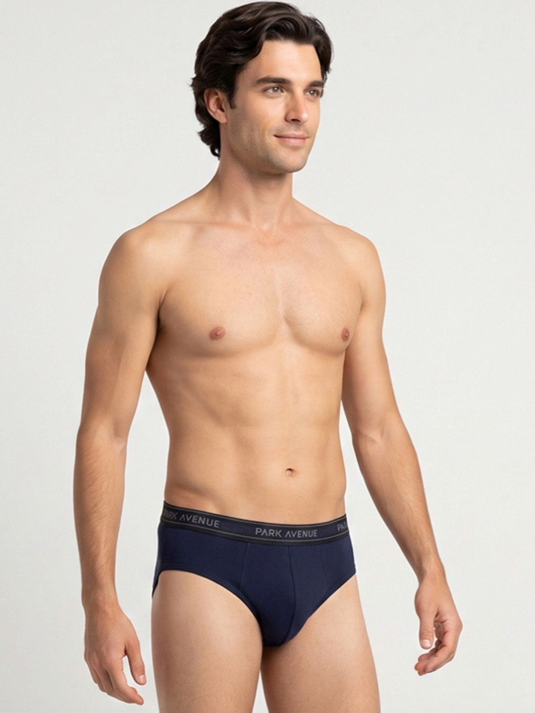 Park Avenue Men Mid Rise Cotton Basic Briefs PZRX00277-B887F070
