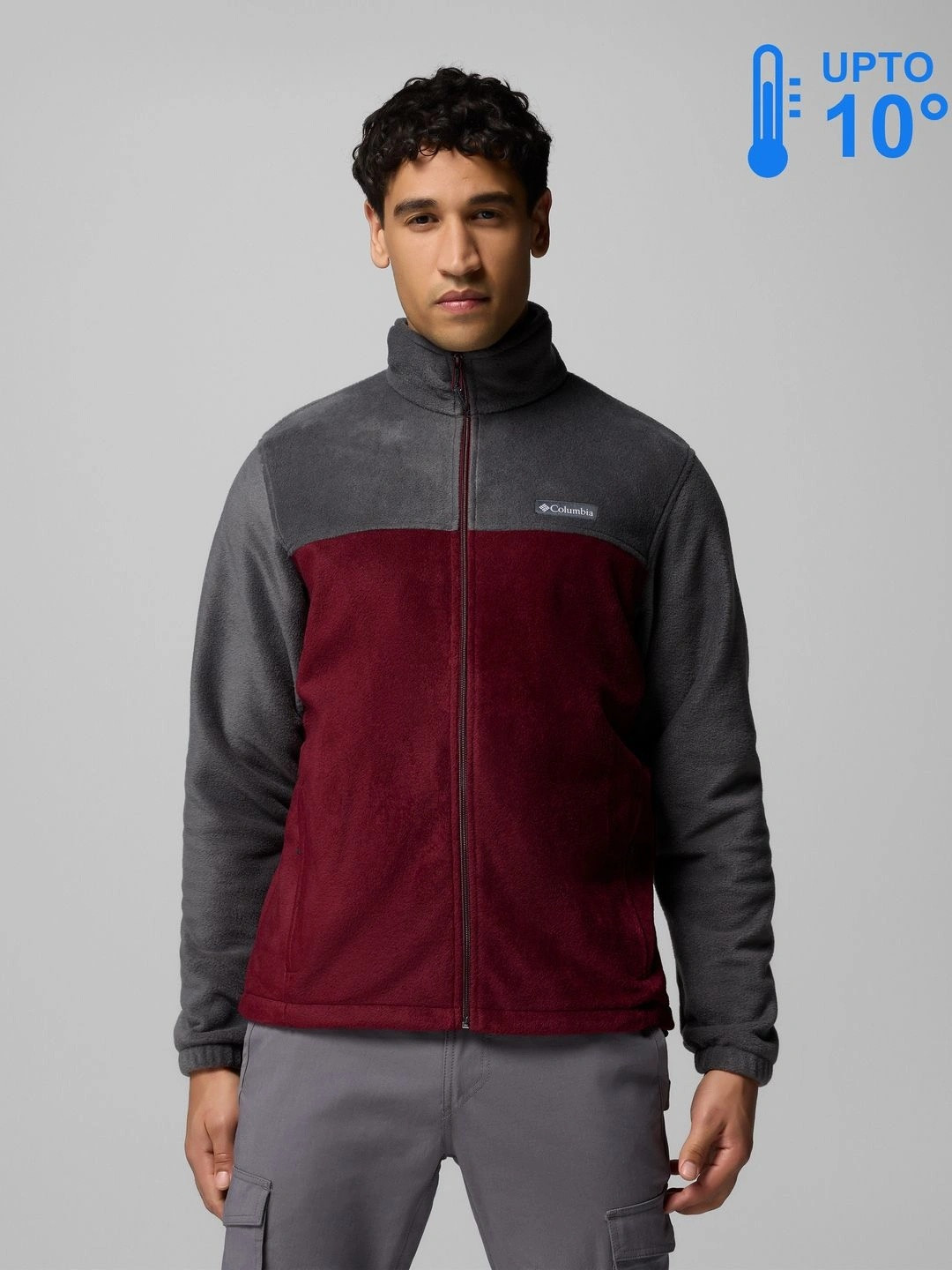 Men Steens Mountain Fleece Jacket upto 10degc