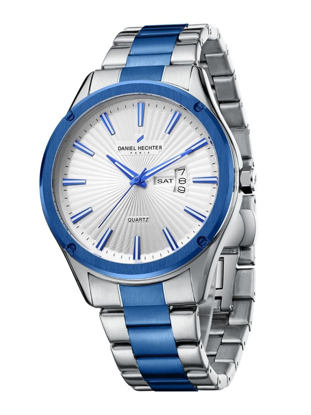 Daniel Hechter Paris Bastille Collection Analog Watch for Men with Stainless Steel Strap