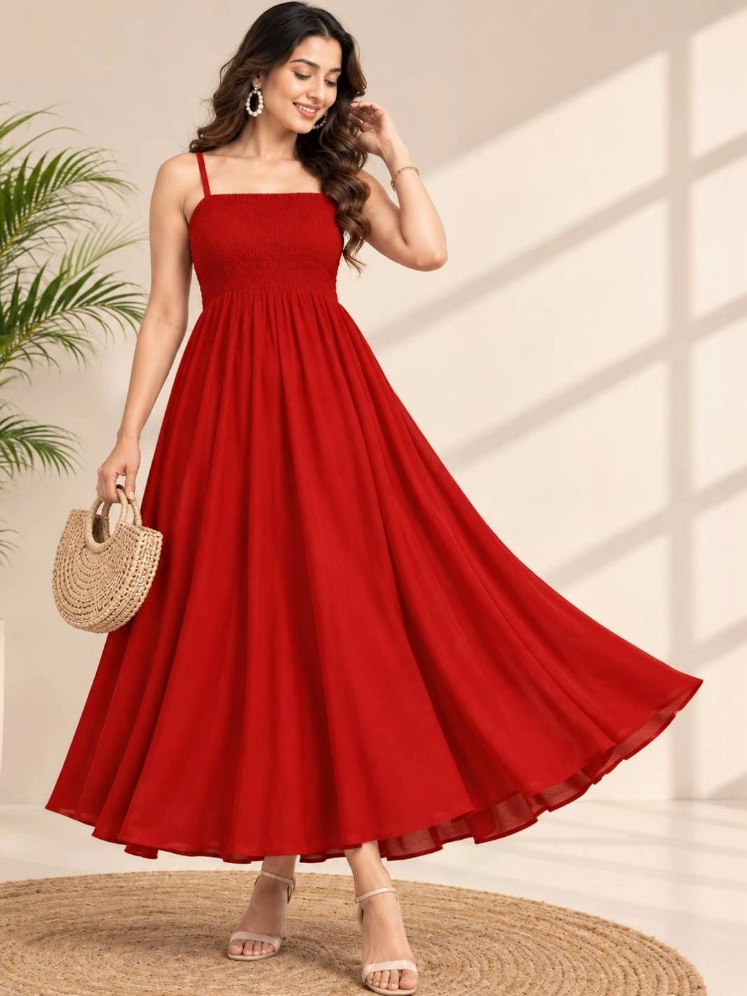 MEWEAR A-Line Maxi Dress