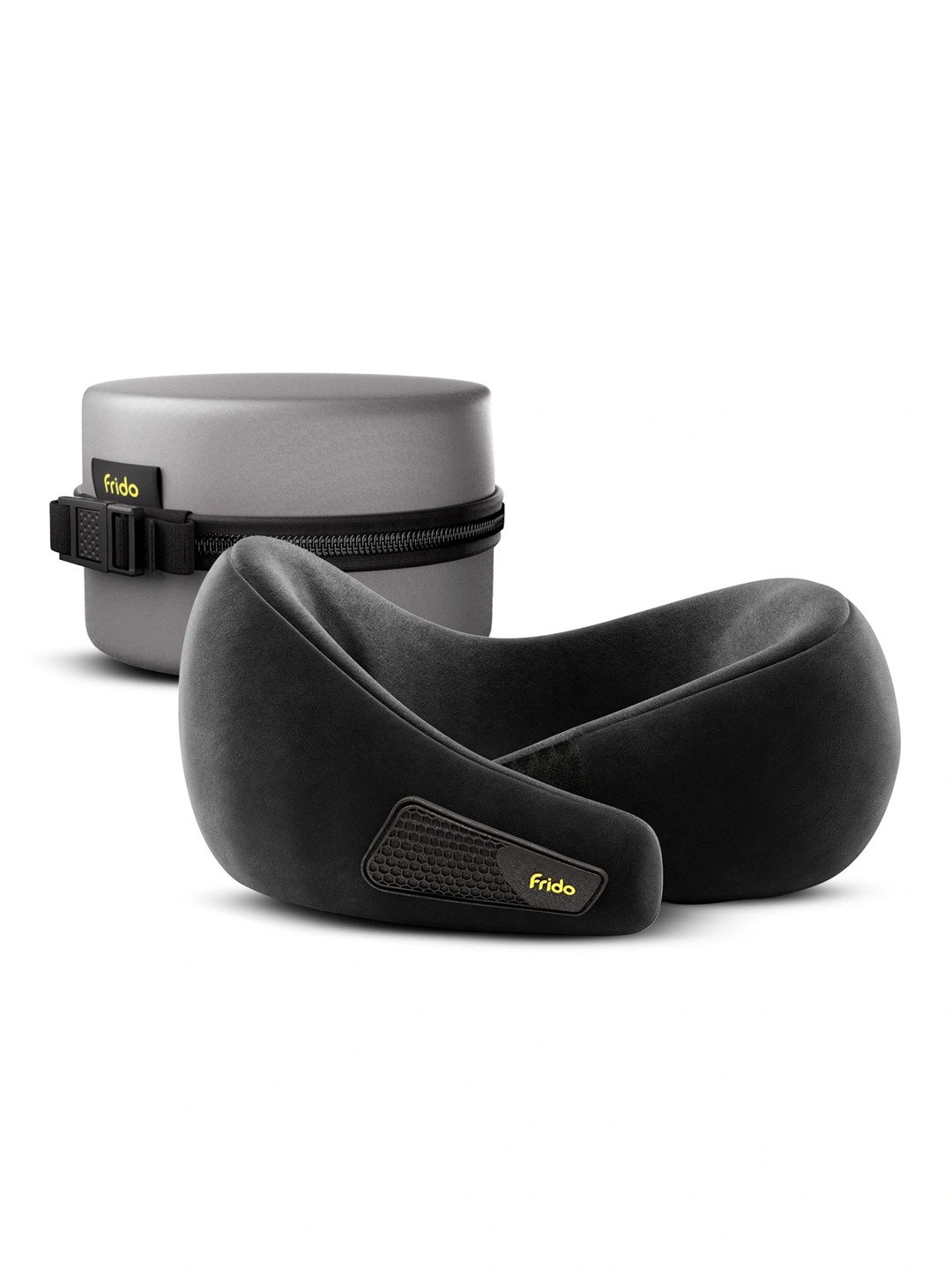 FRIDO Travel Neck Pillow Memory Foam Neck Rest for Flight Car & Train Travel