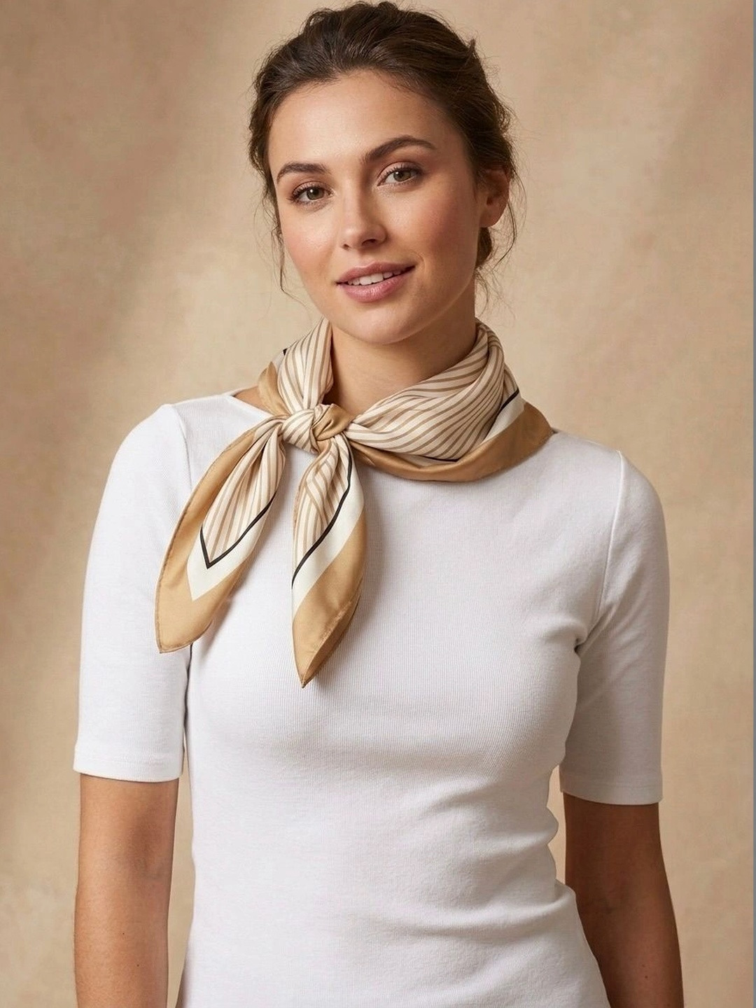 Attire Empire Women Striped Scarf