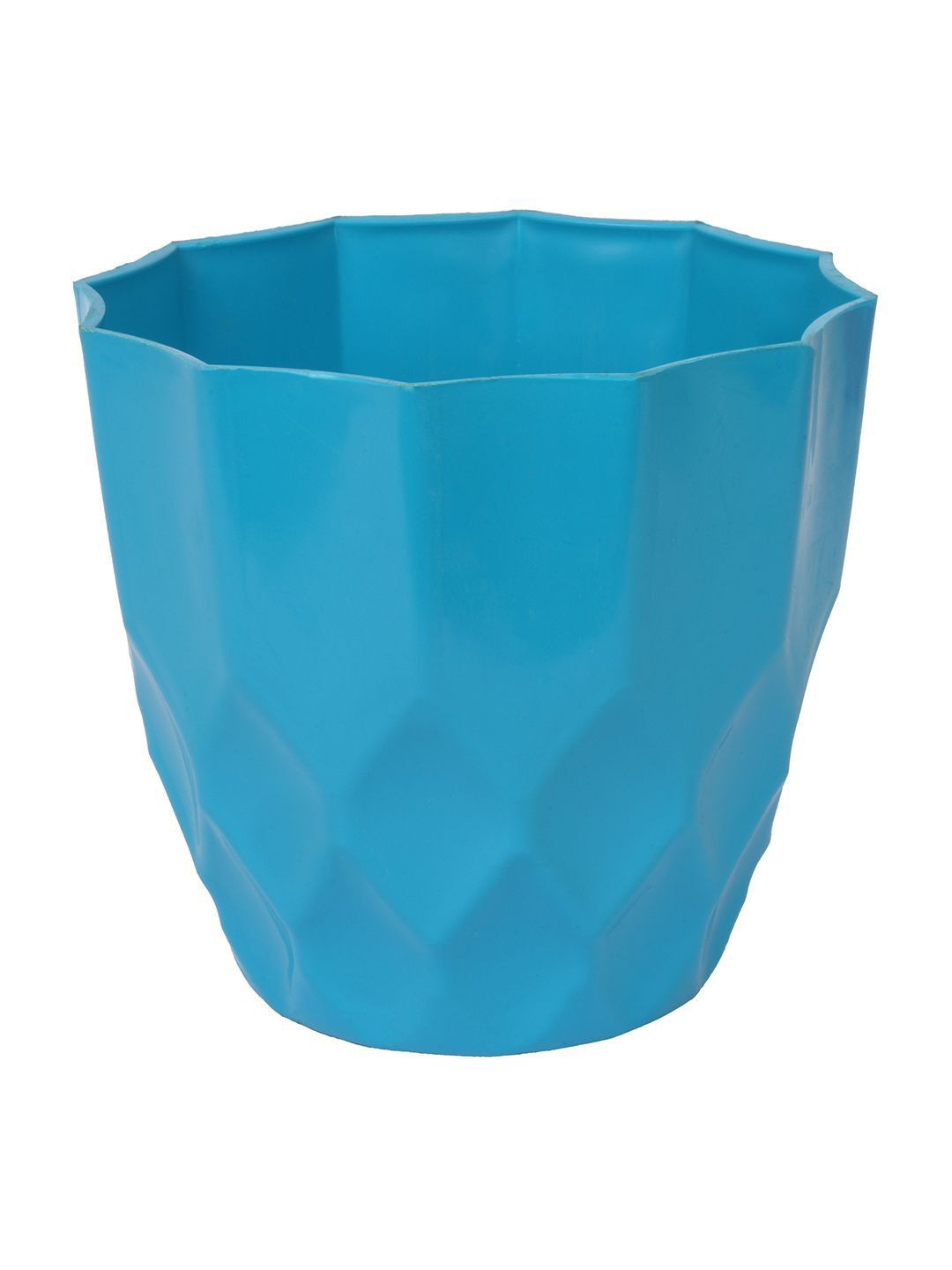 Kuber Industries Blue Textured Planter