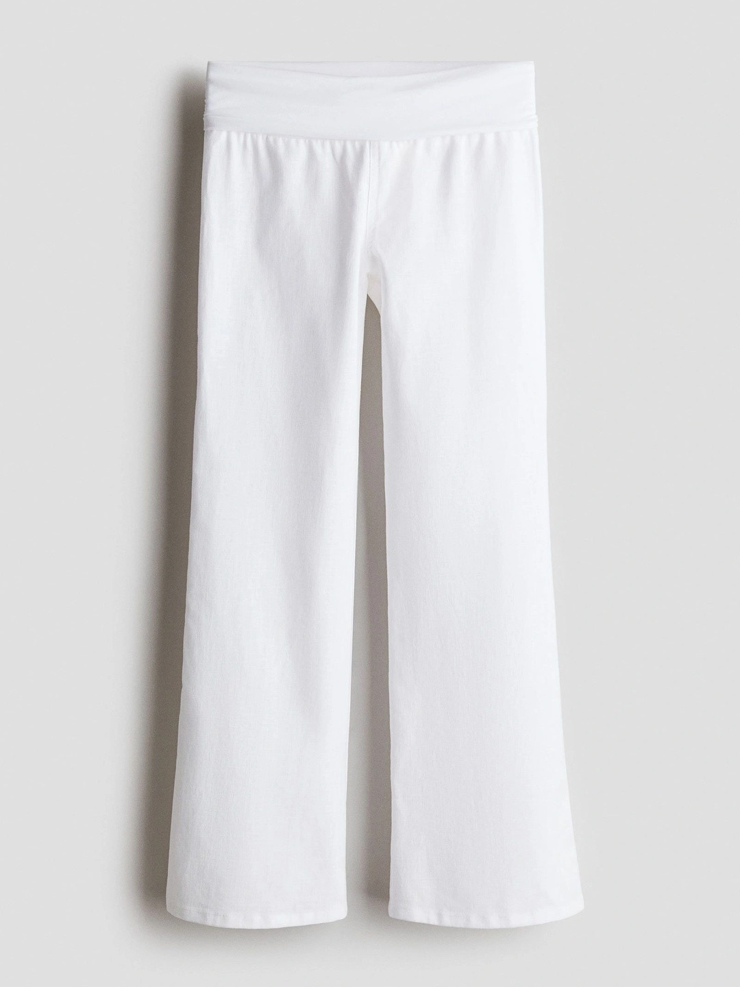 H&M Linen-Blend Yoga-Style Trousers