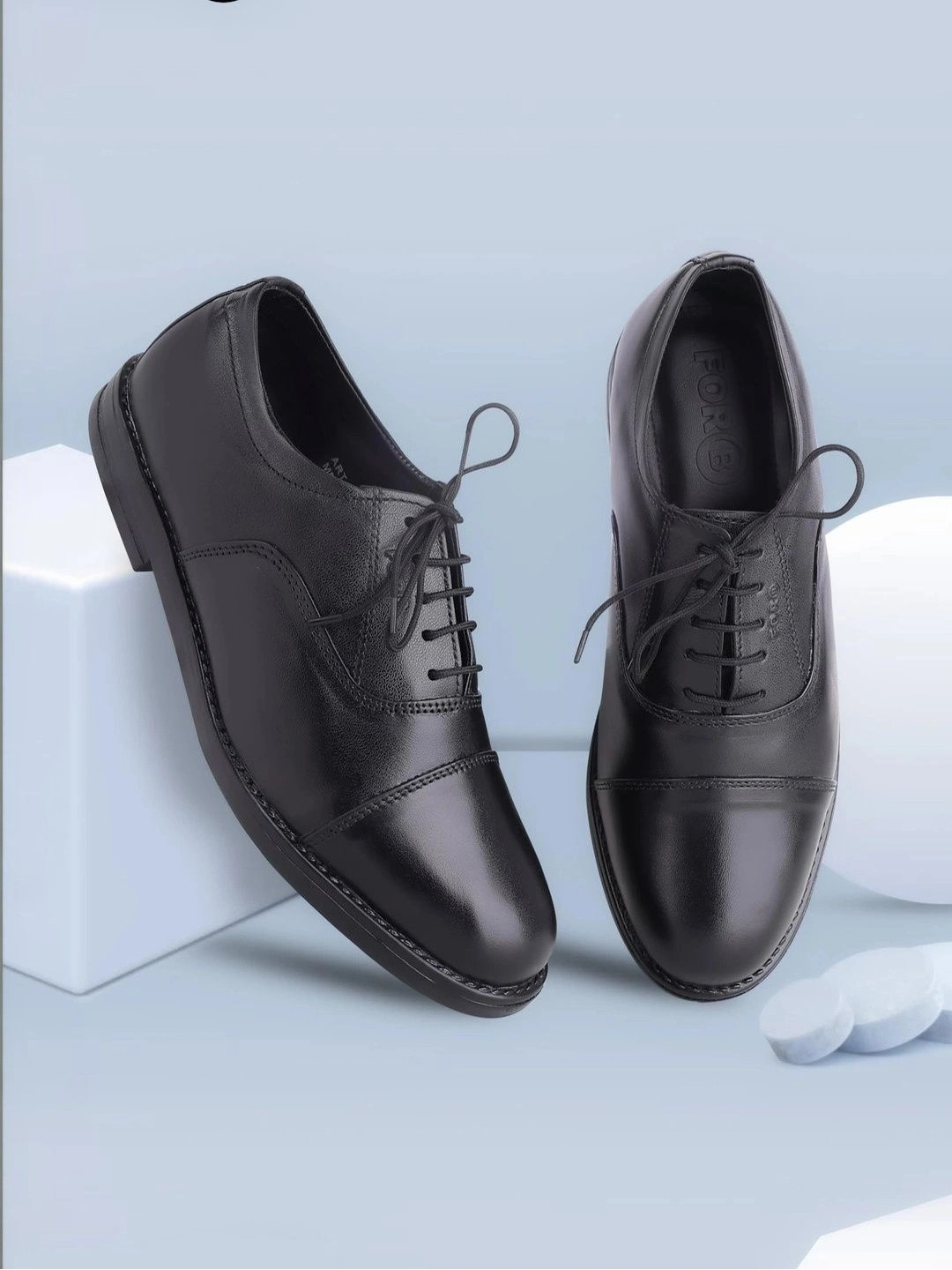 FOR-B Men Leather Oxfords