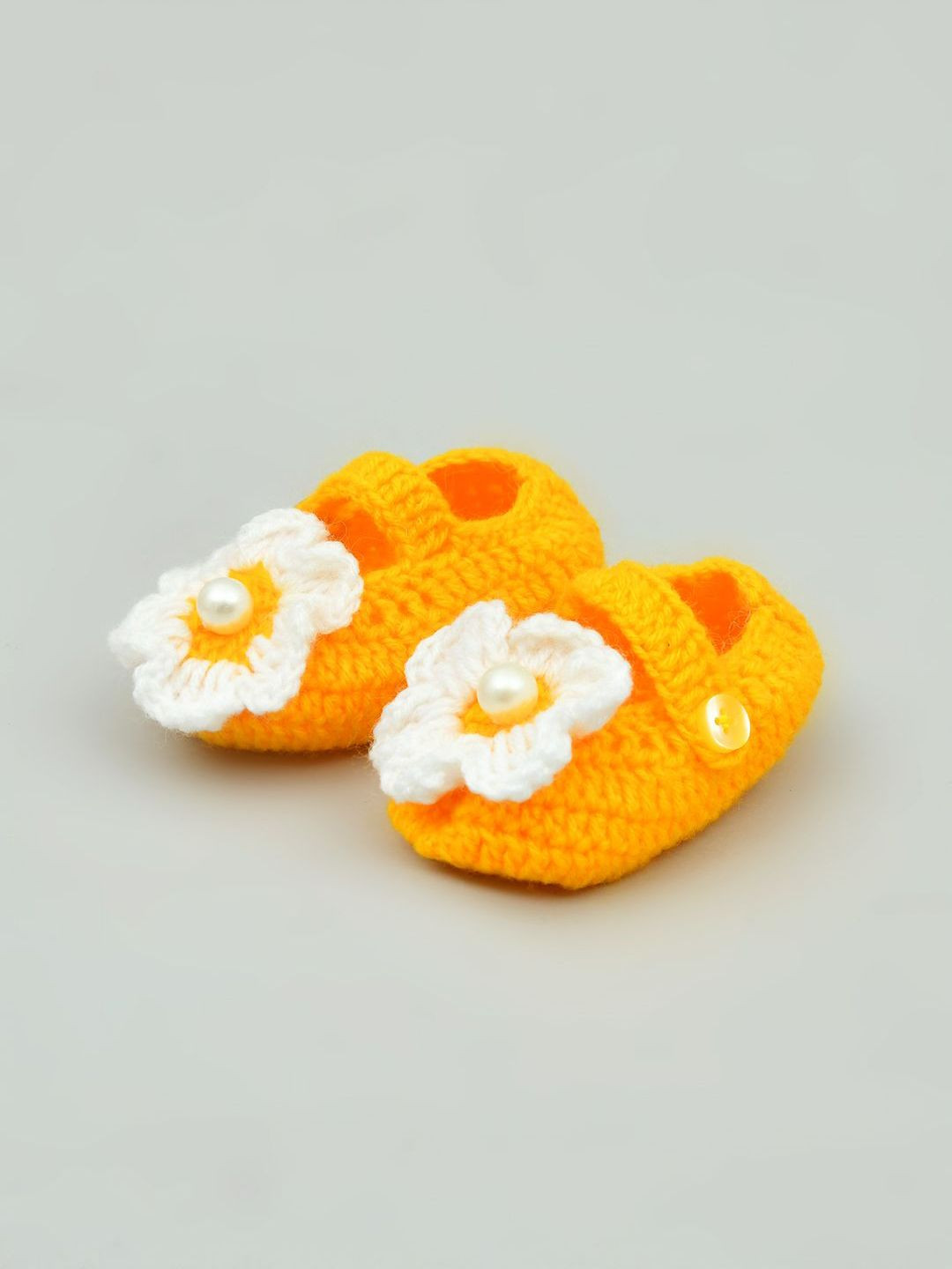 FUNKRAFTS Girls Embellished Pure Wool Booties