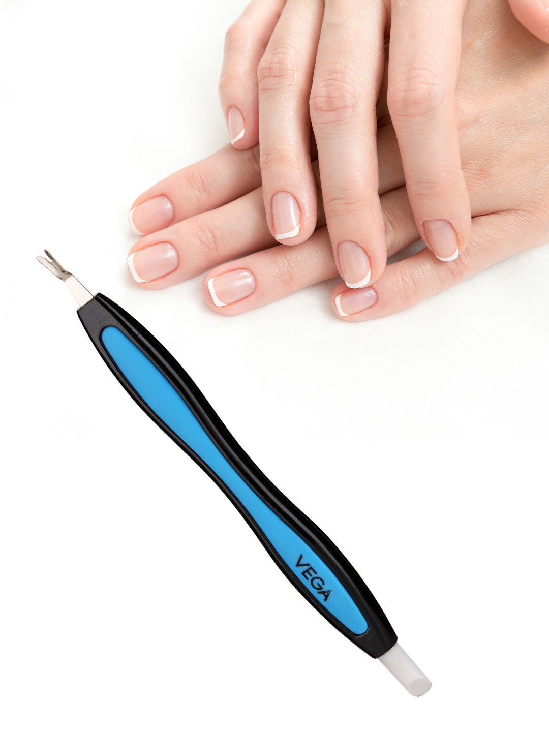 VEGA Soft Touch Cutical Trimmer and Pusher 16g - Blue CTP-01 N