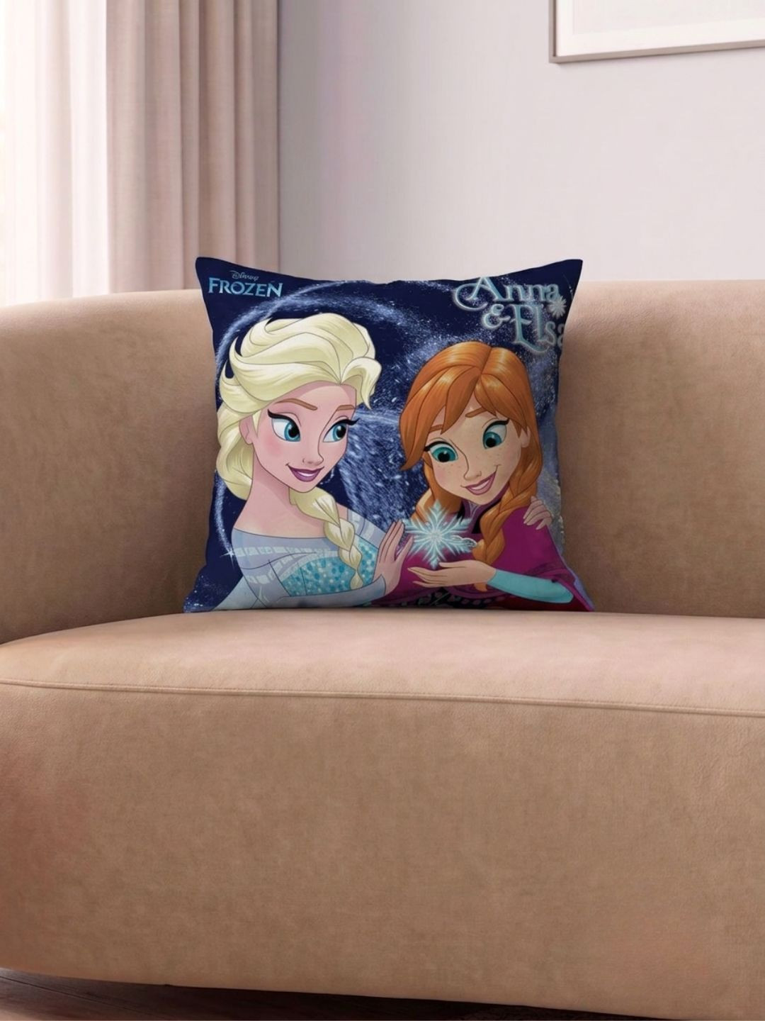 Disney Blue & Pink Cartoon Characters Rectangle Cushion Covers