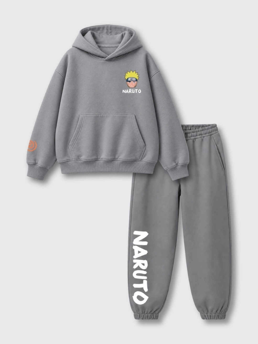 Nap Chief Kids Naruto Shinobi Spirit Cotton Sweatshirt with Joggers - Image 1