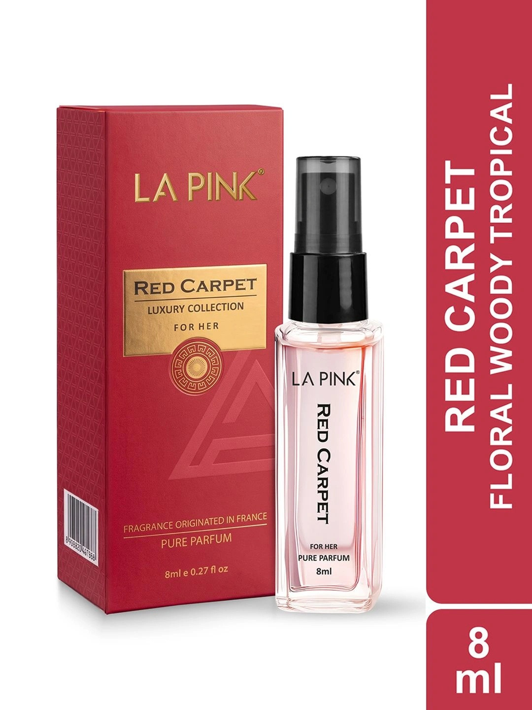 La Pink Women Red Carpet Long Lasting Perfume - 8 ml