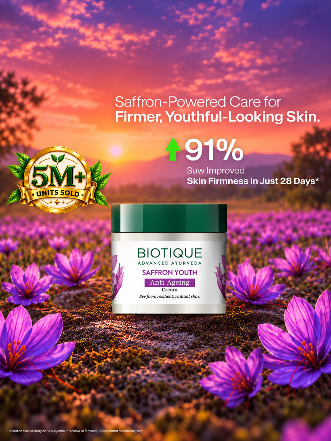 Biotique Bio Saffron Dew Youthful Nourishing Day Cream