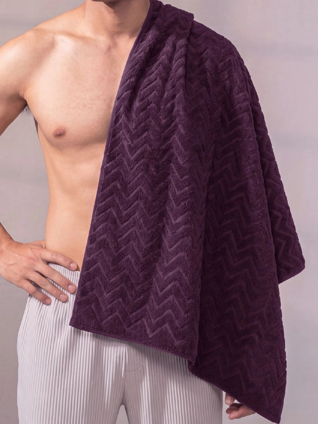 DAMENSCH Purple 1 200 GSM Bath Towel