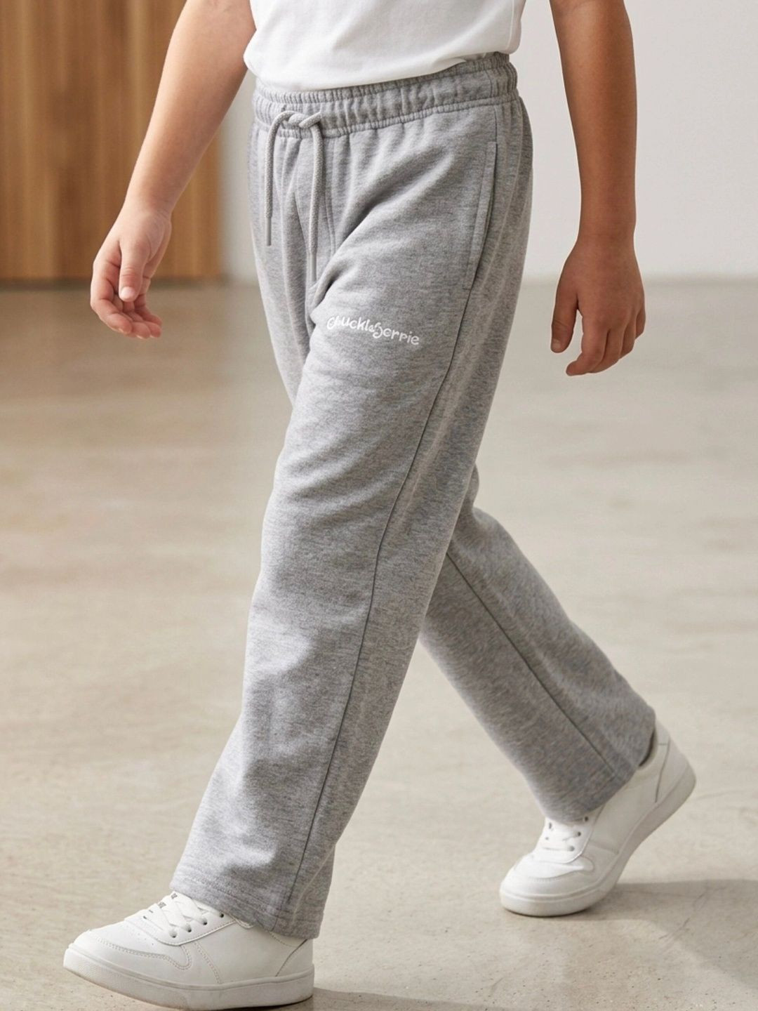 Chuckleberrie Boys Straight-Fit Cotton Track Pants