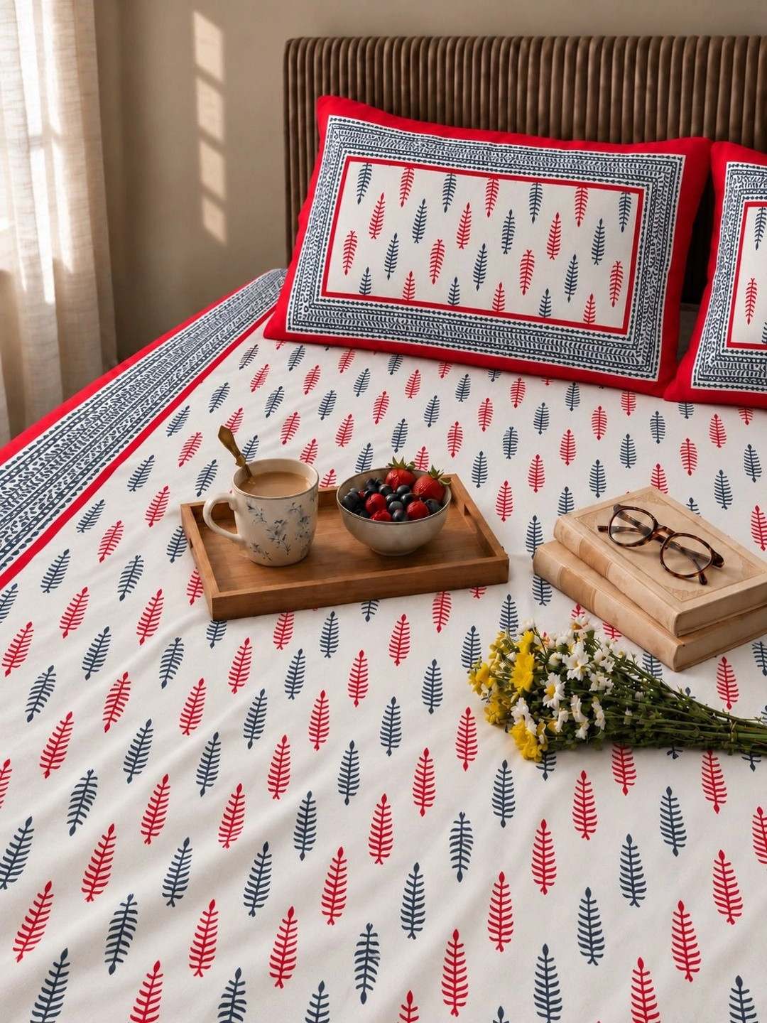 COZYKO Bedsheet King Size 180 TC - 90 cm x 105 cm