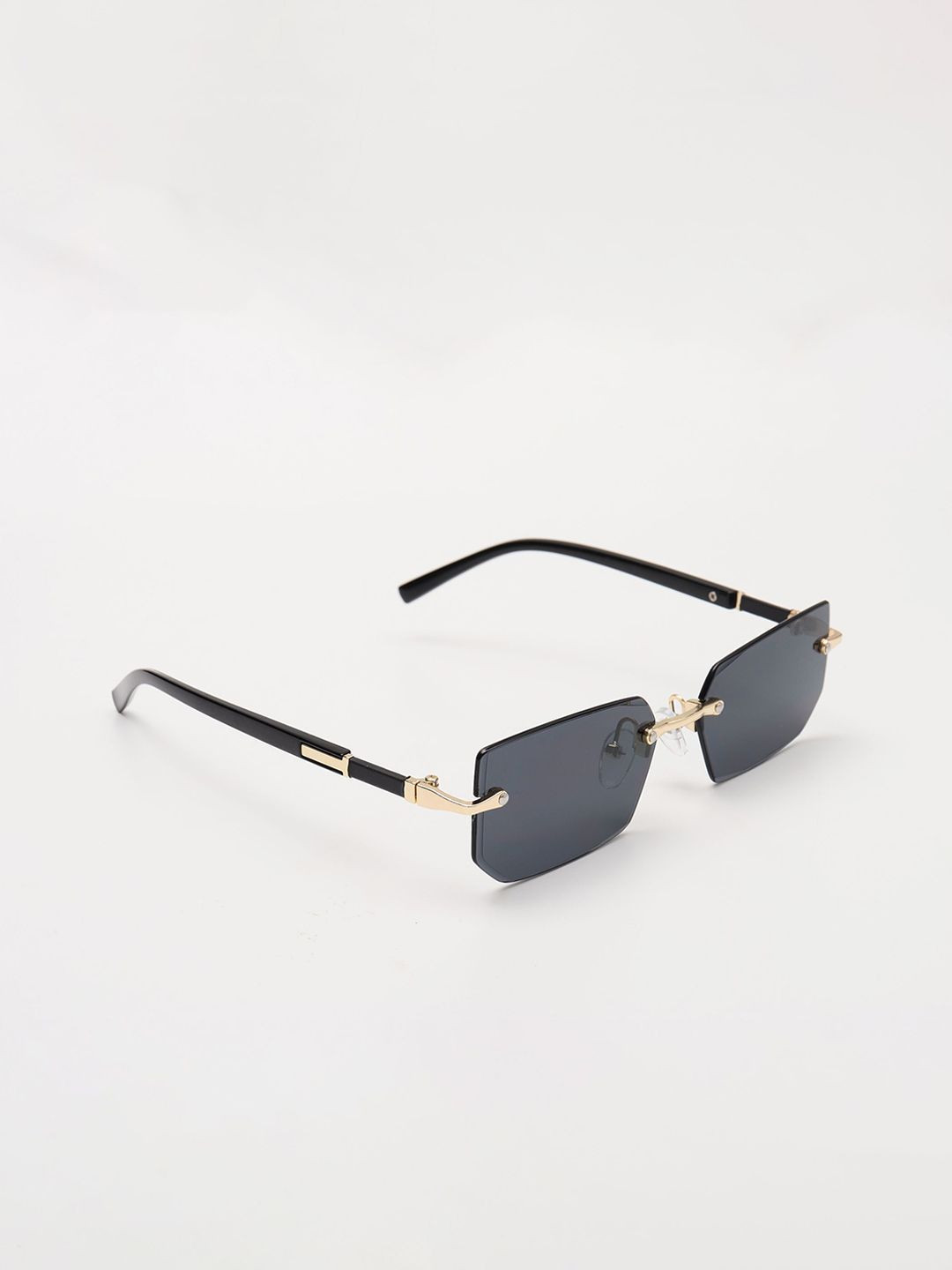 PELLE LUXUR Unisex Rectangle Sunglasses with UV Protected Lens PL25GS20