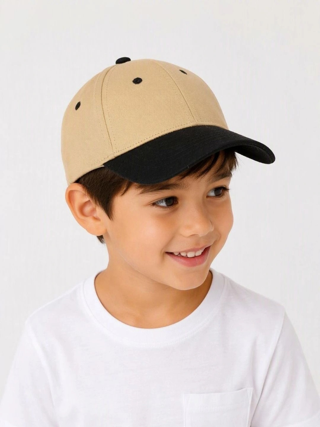 DukieKooky Unisex Kids Colourblocked Baseball Cap