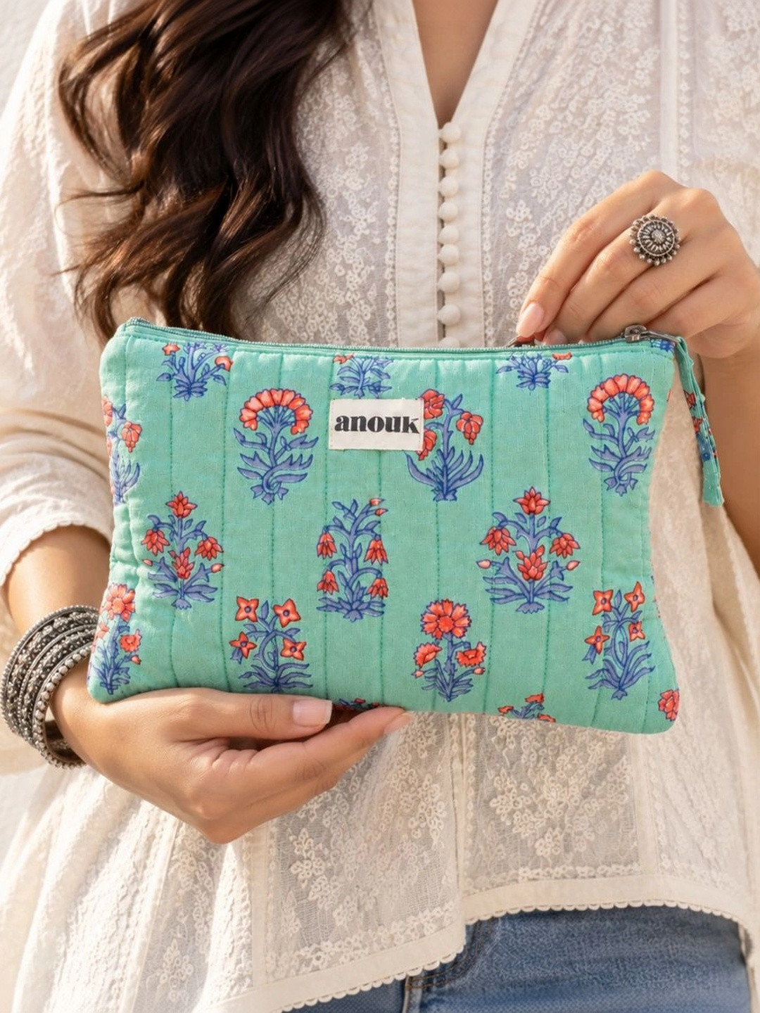 Anouk Women Quilted Travel Organiser Pouch