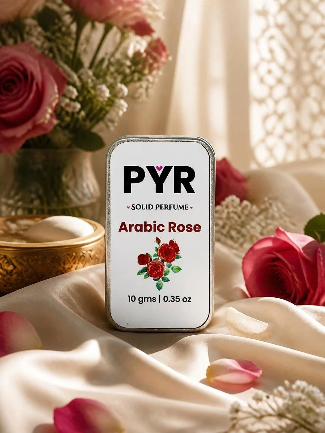 PYR Arabic Rose Long Lasting Solid Perfume - 10 g
