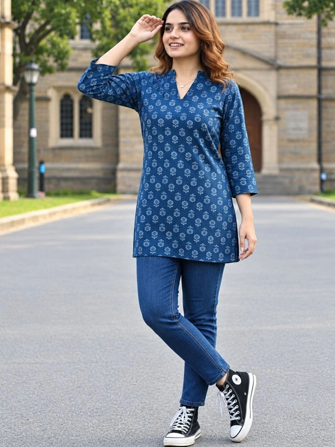 AADVIKA Women Ethnic Printed Kurta