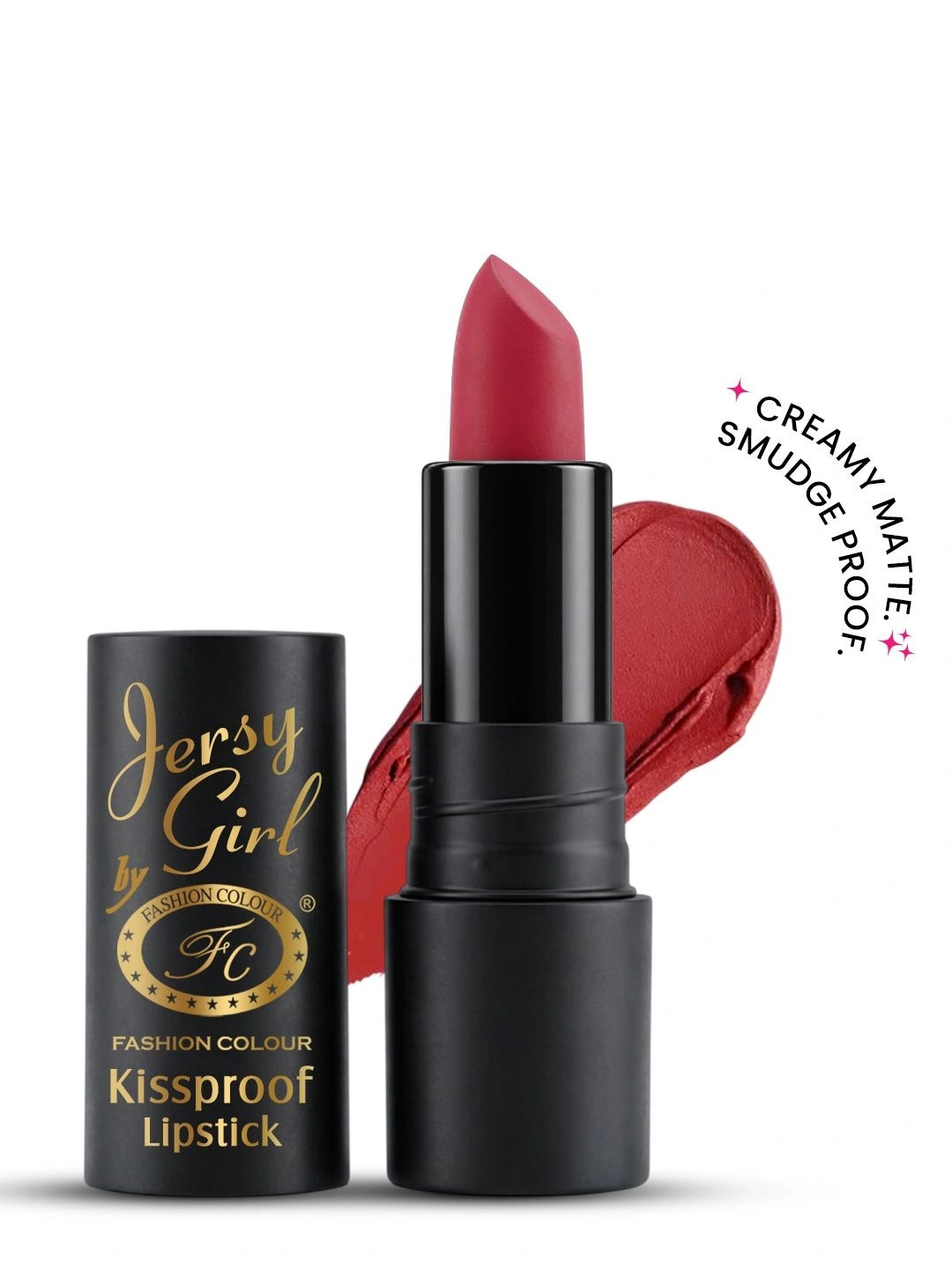 Fashion Colour Jersy Girl Kissproof Matte Bullet Lipstick 3.8 g - Lilac Red 09