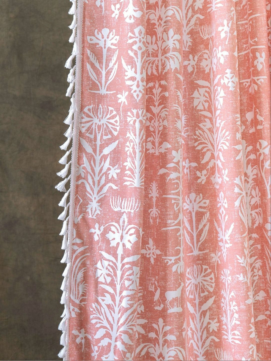Tranquebar Home Single Panel- Cairo Cotton Window Curtain - 5 Feet