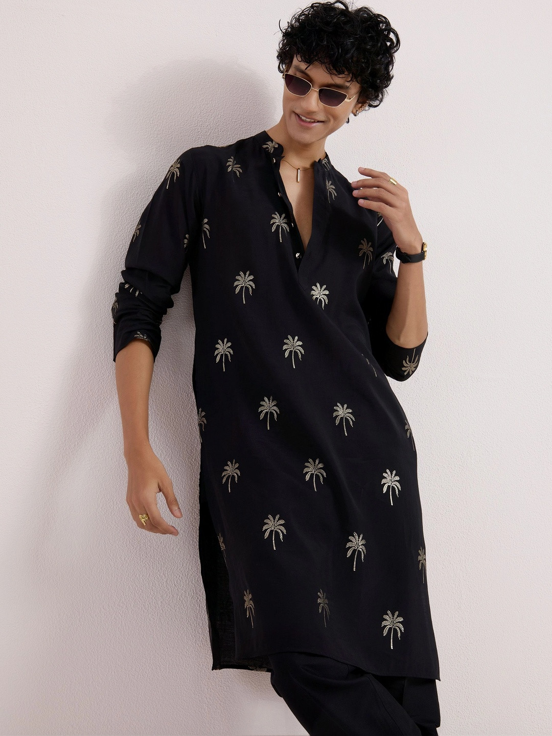 KISAH Foil Printed Kurta