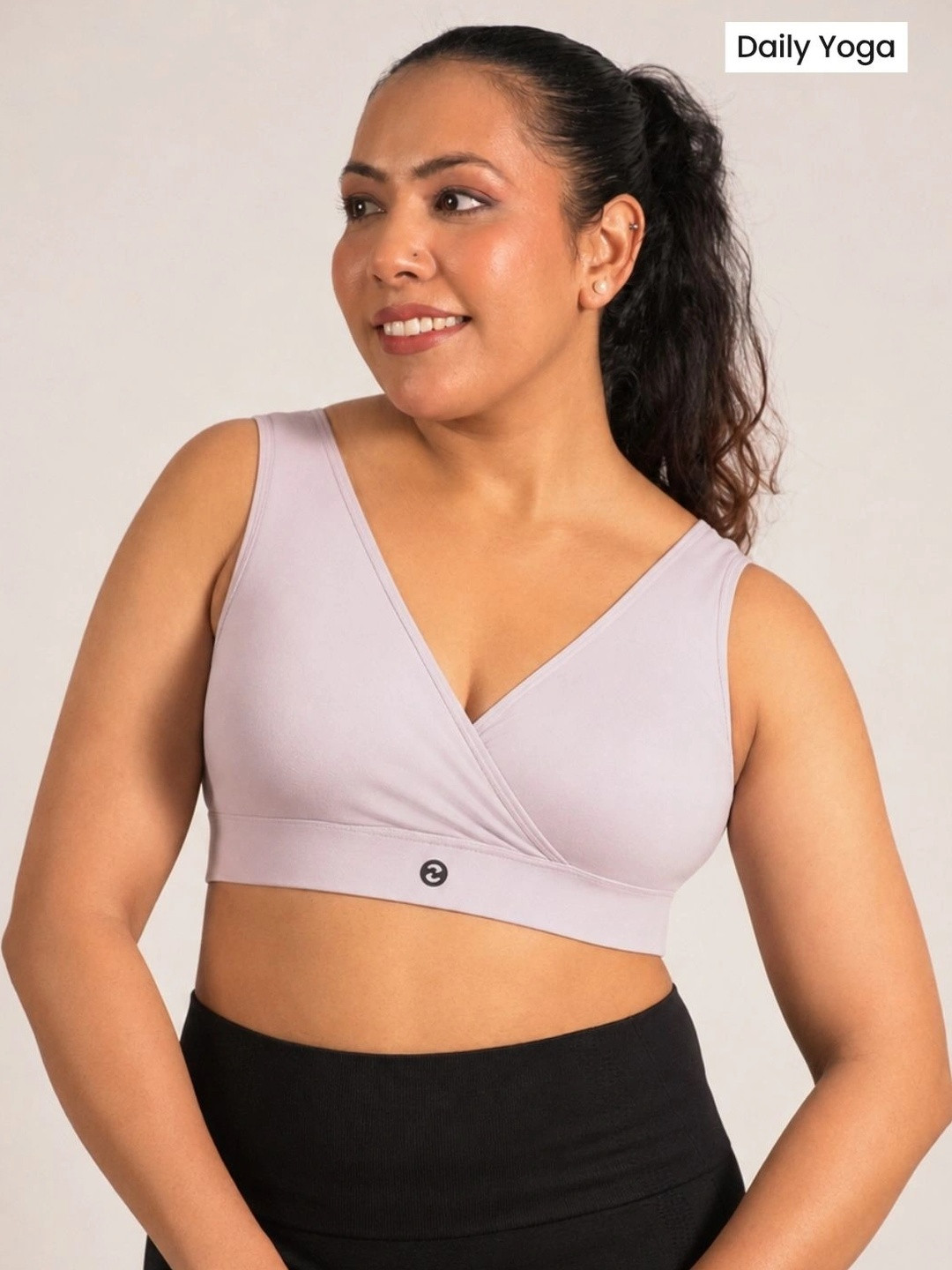 House Of Zelena EasyMove Non-Padded Cotton Yoga & Nursing Bra