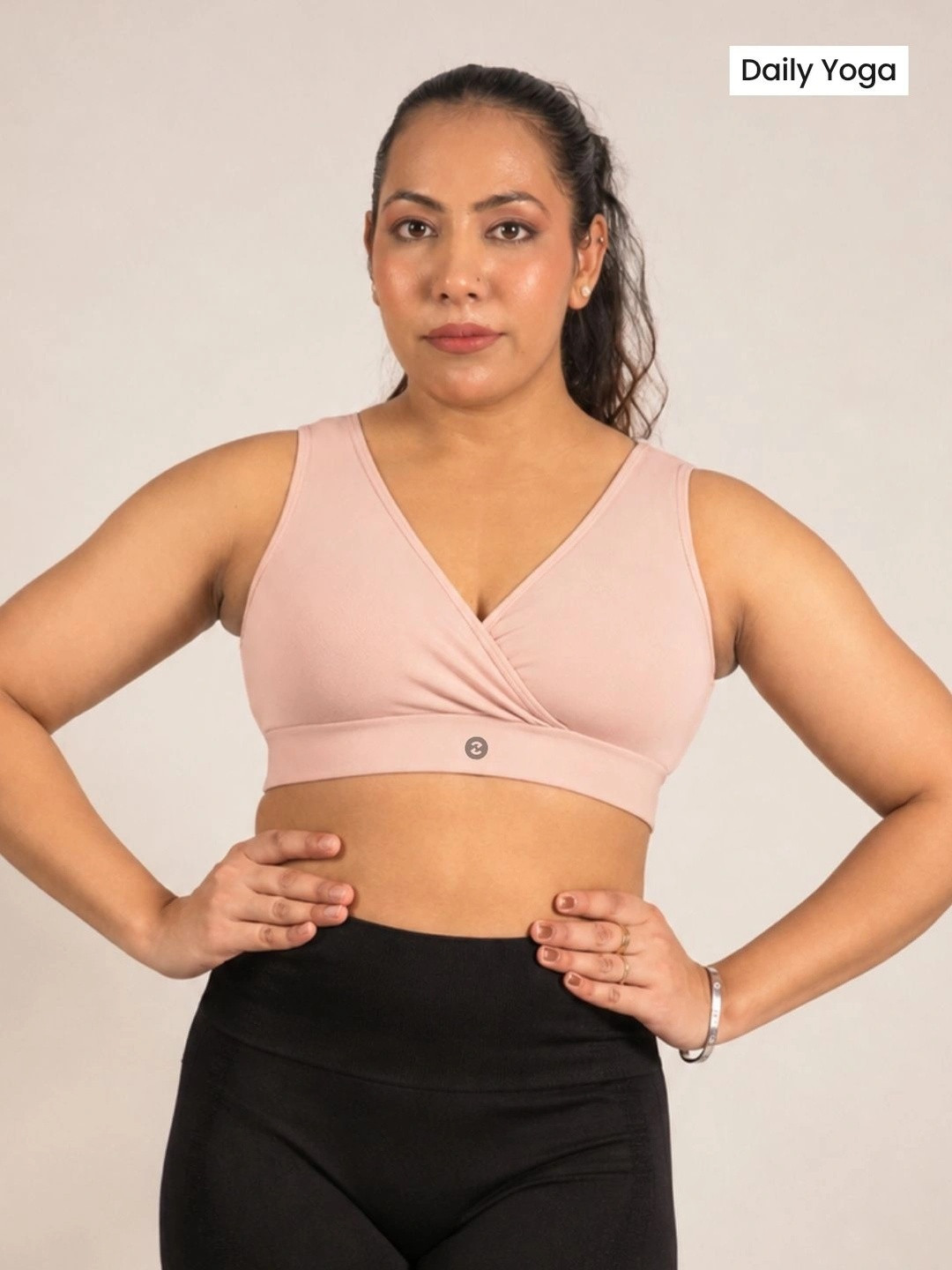 House Of Zelena EasyMove Non-Padded Cotton Yoga & Nursing Bra