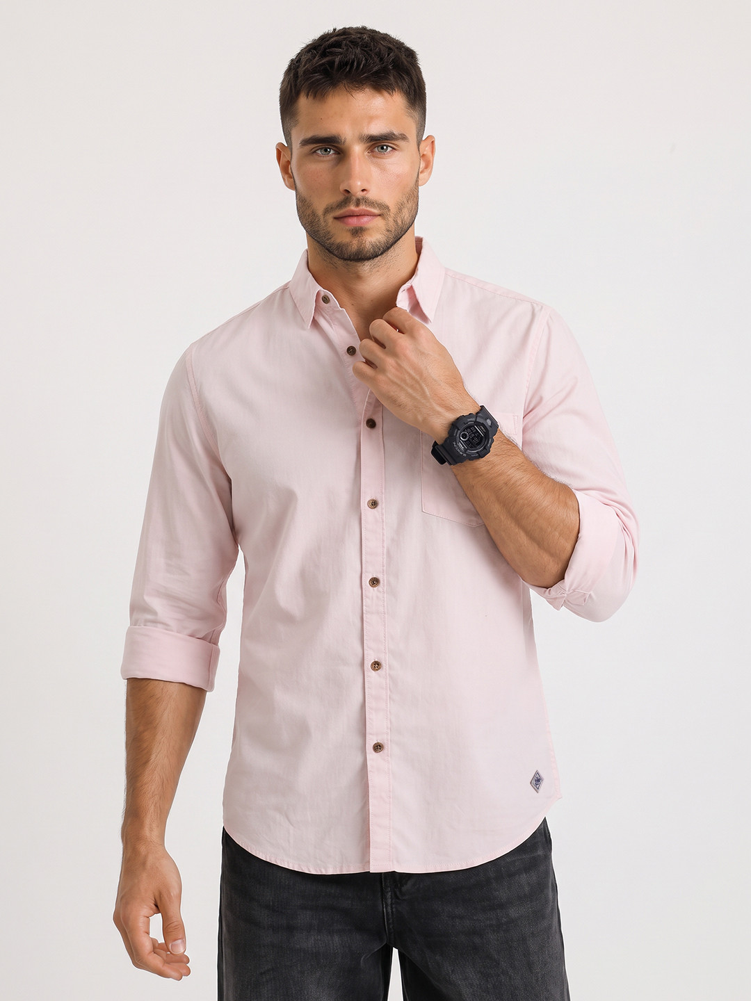 The Roadster Life Co. Pure Cotton Casual Shirt