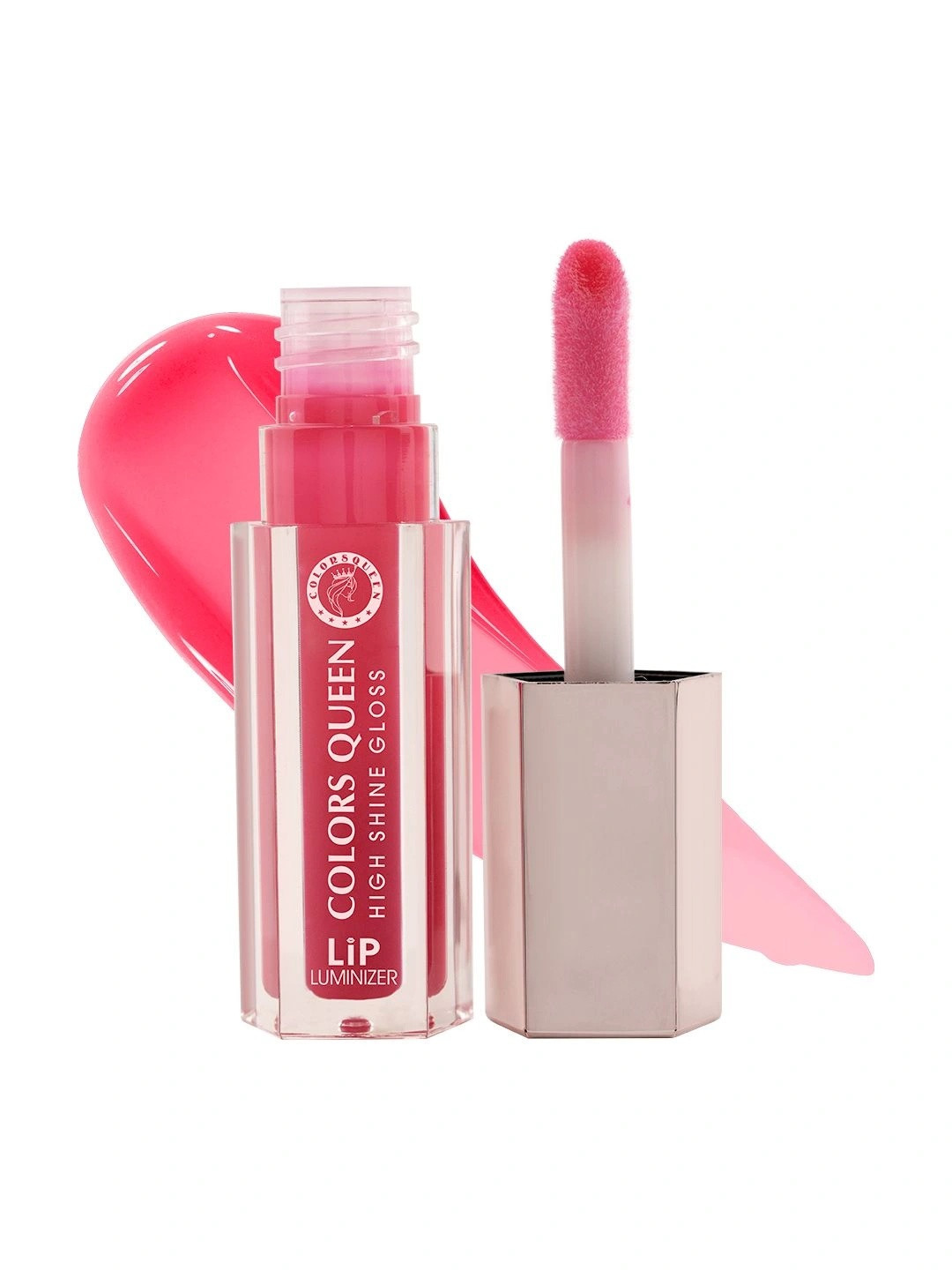 Colors Queen Lip Luminizer High Shine Lip Gloss Enriched with Shea Butter - Pastel Pink