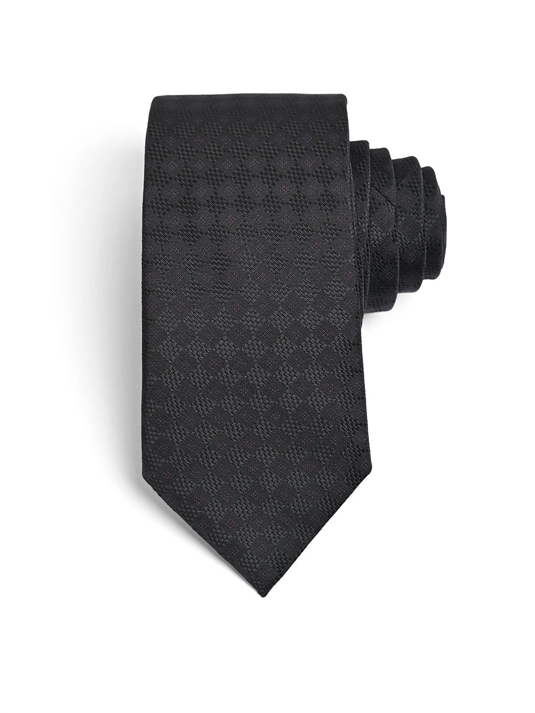 Cazzano Men Woven Design Skinny Tie